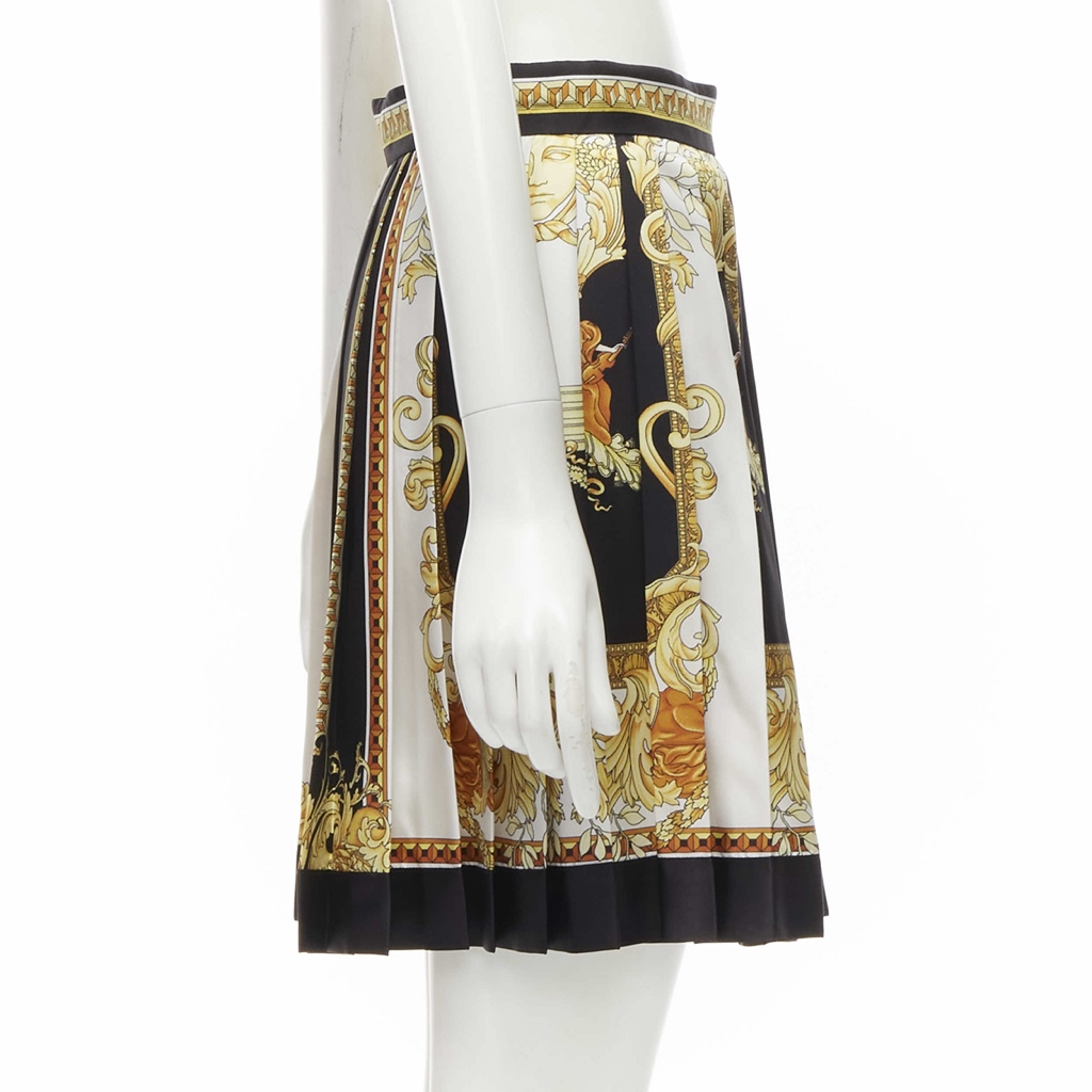 Versace Renaissance Silk Skirt - 4