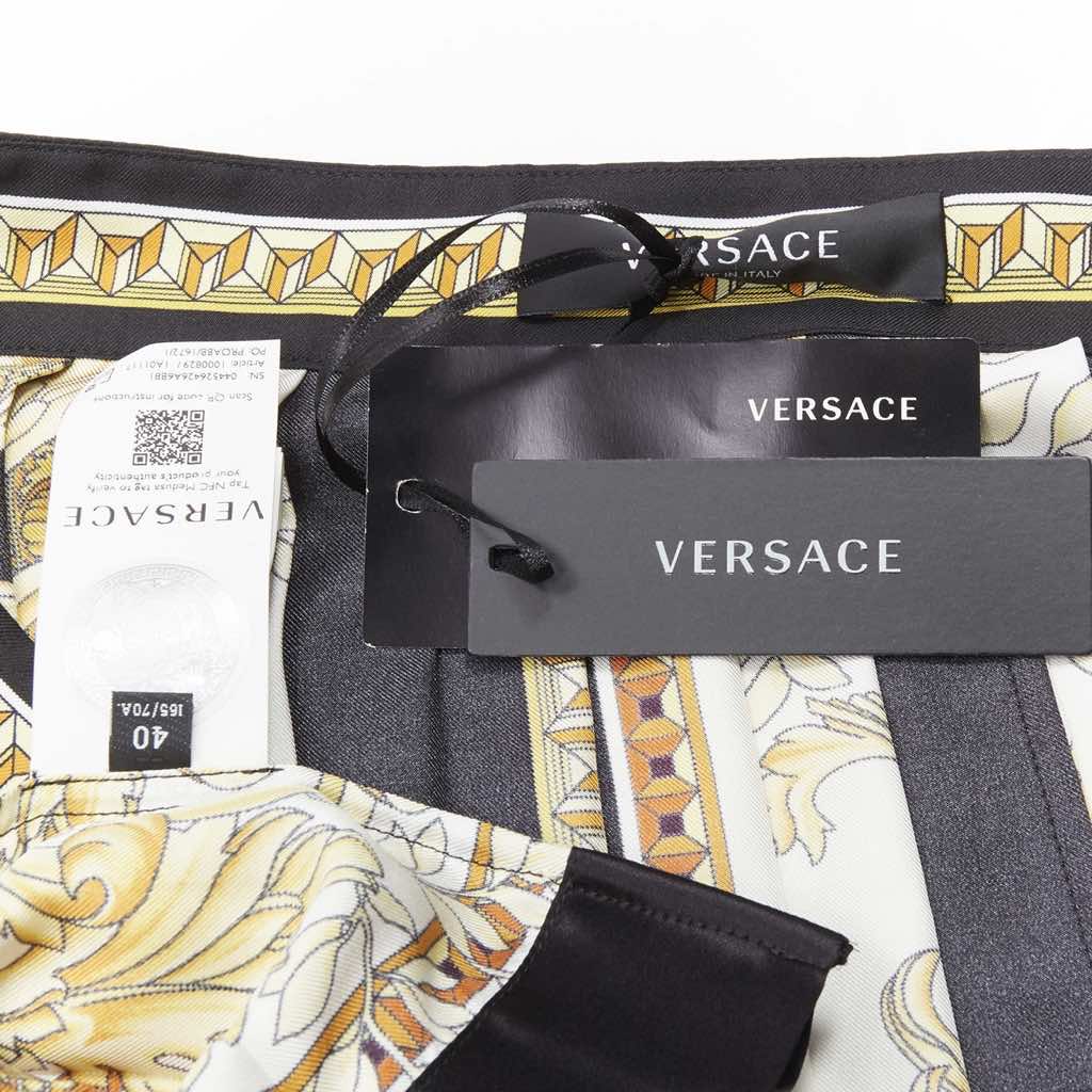 Versace Renaissance Silk Skirt - Image 11