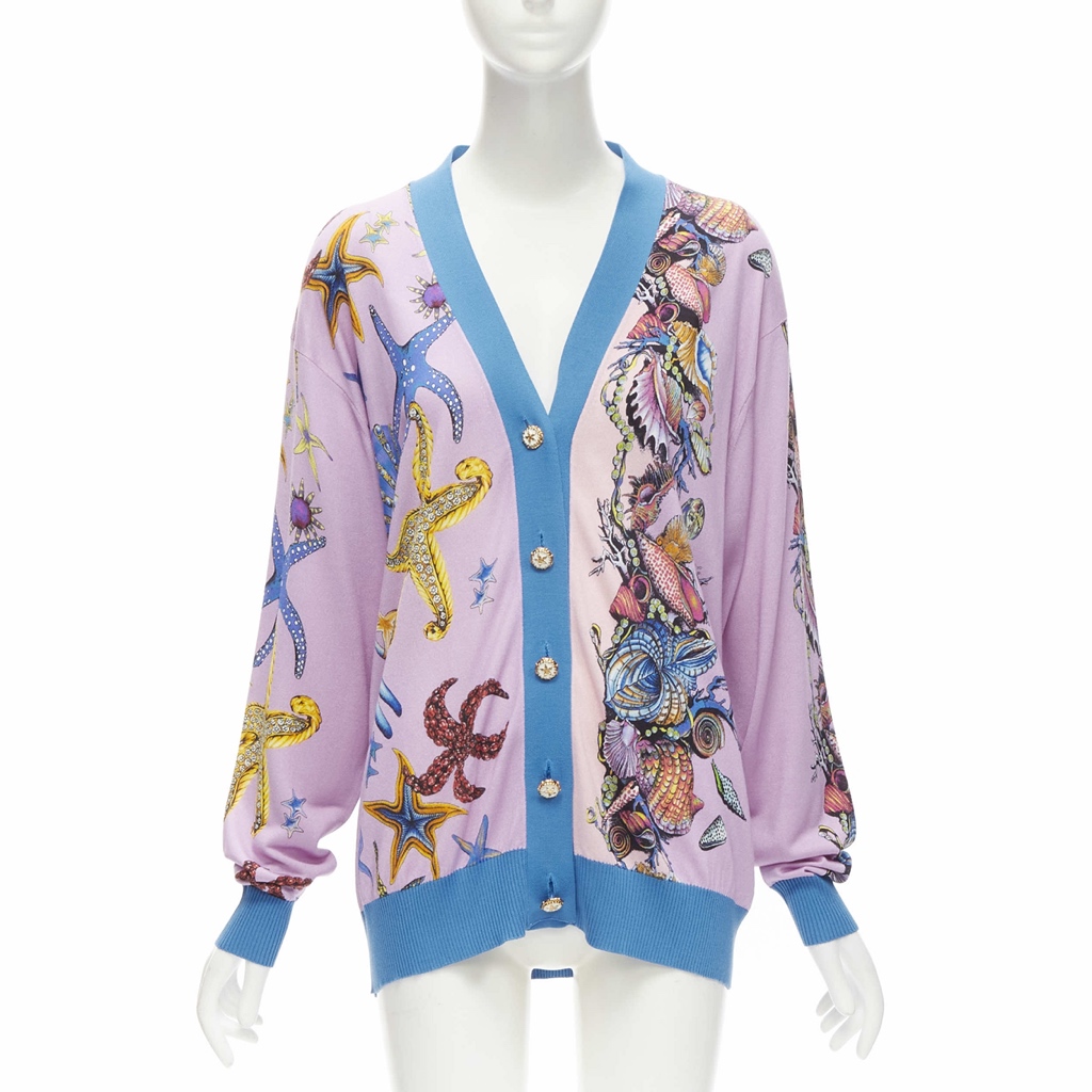 Versace Starfish Knit Cardigan