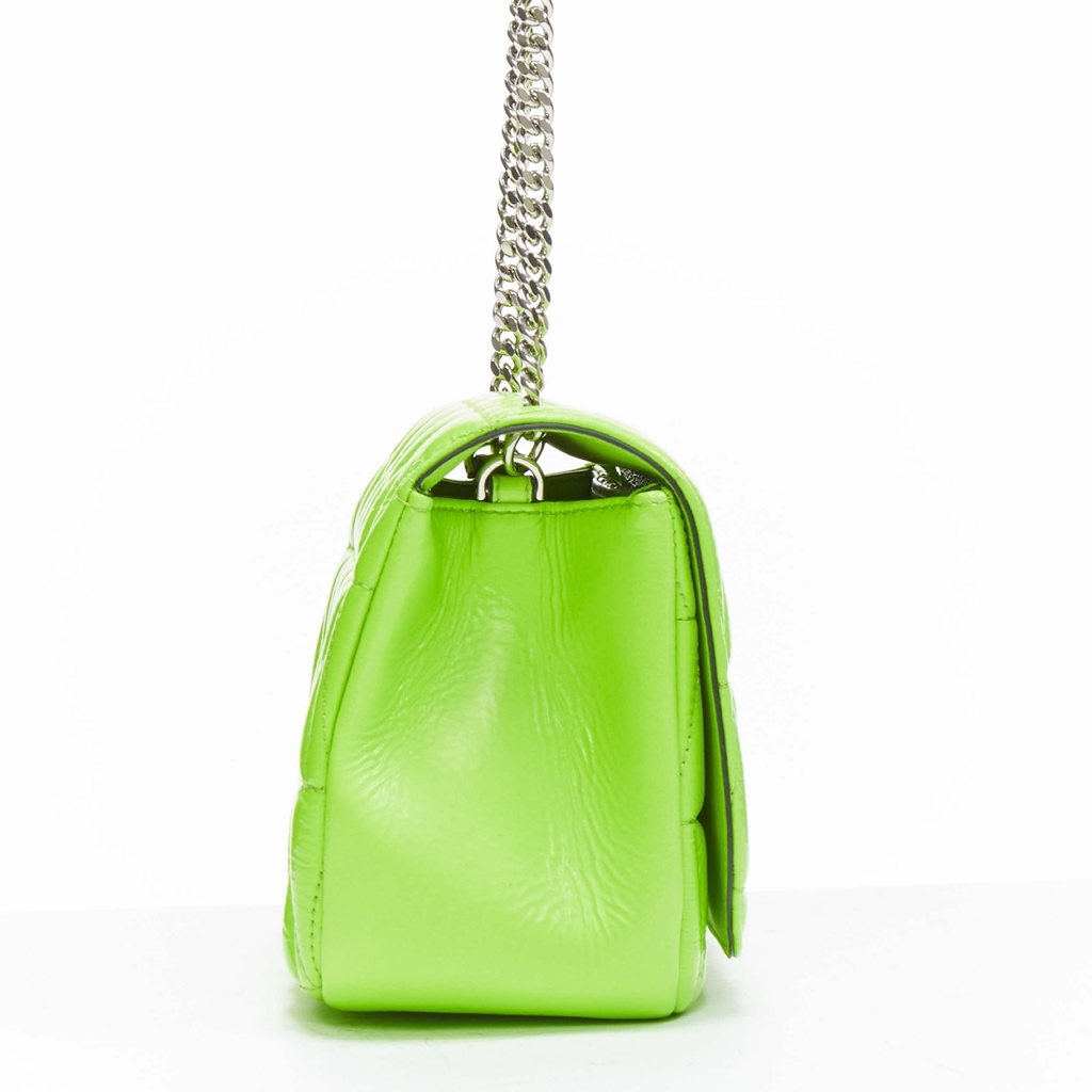 Versace Green Virtus Flap Bag - 4