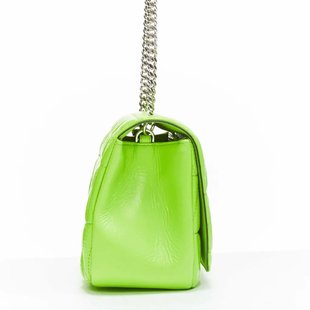 Versace Green Virtus Flap Bag Green Never worn, with tag - Model View