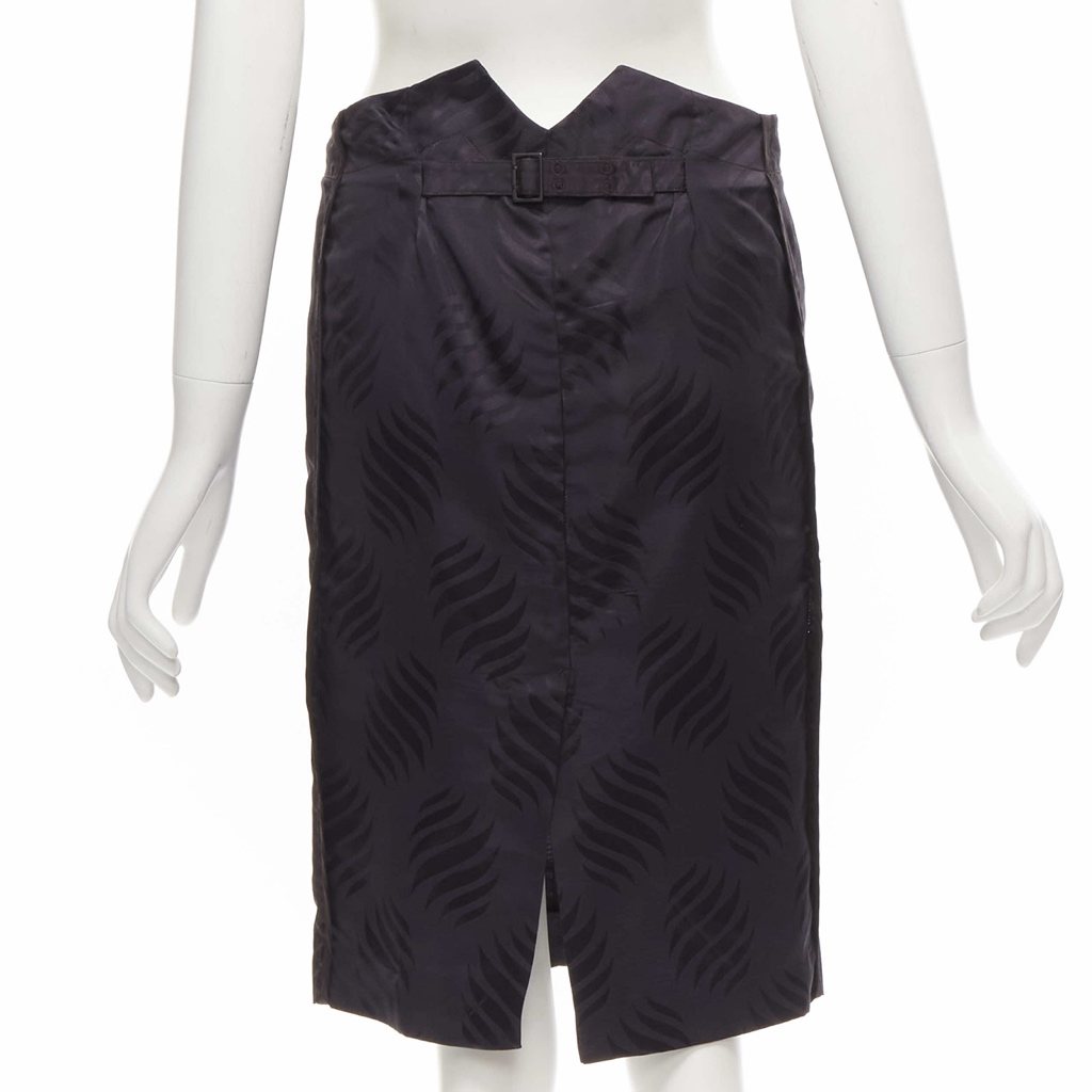 Gucci Black Jacquard Skirt Suit - Image 14