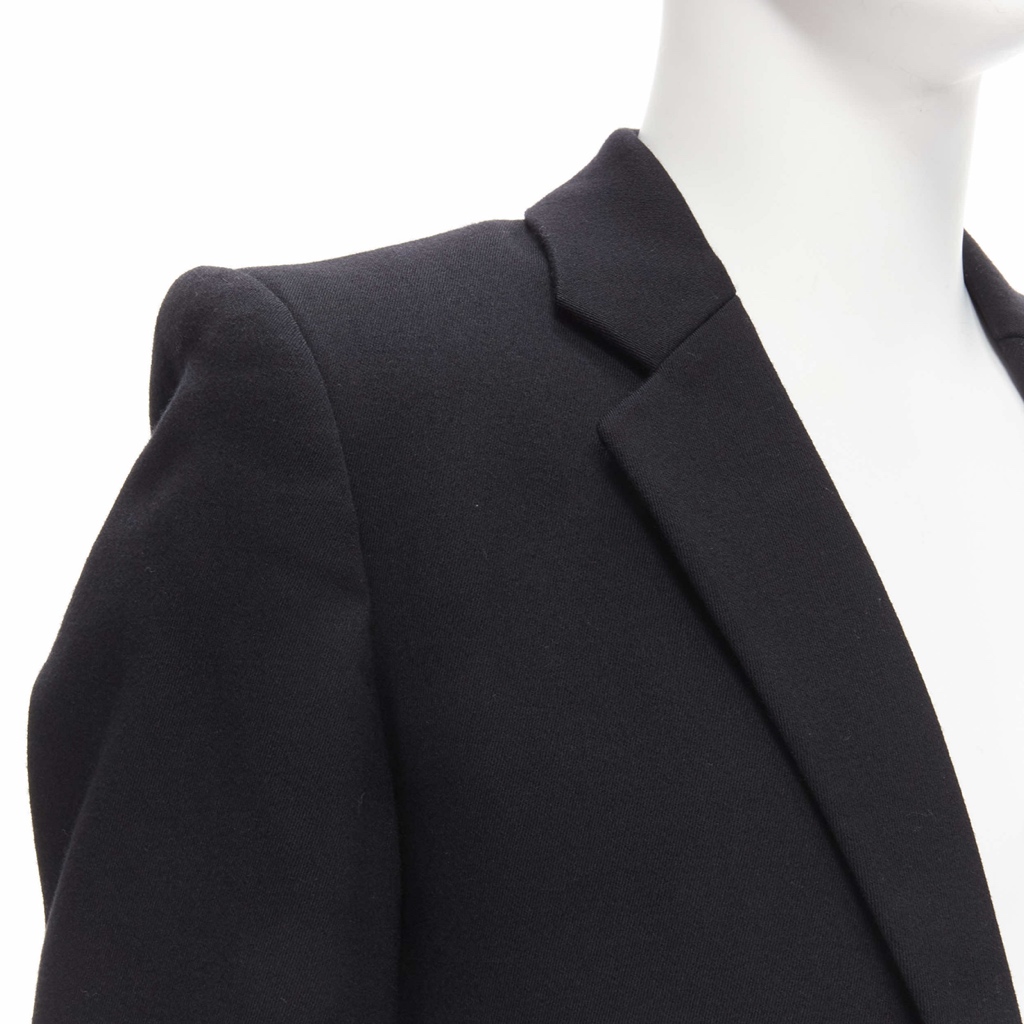 Raf Simons Black Wool Coat - Detail 2