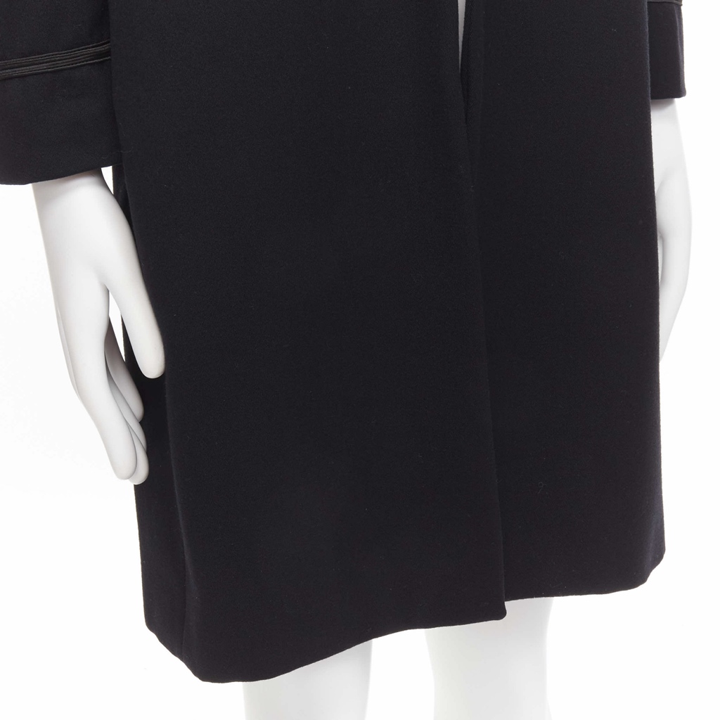 Raf Simons Black Wool Coat - Image 10