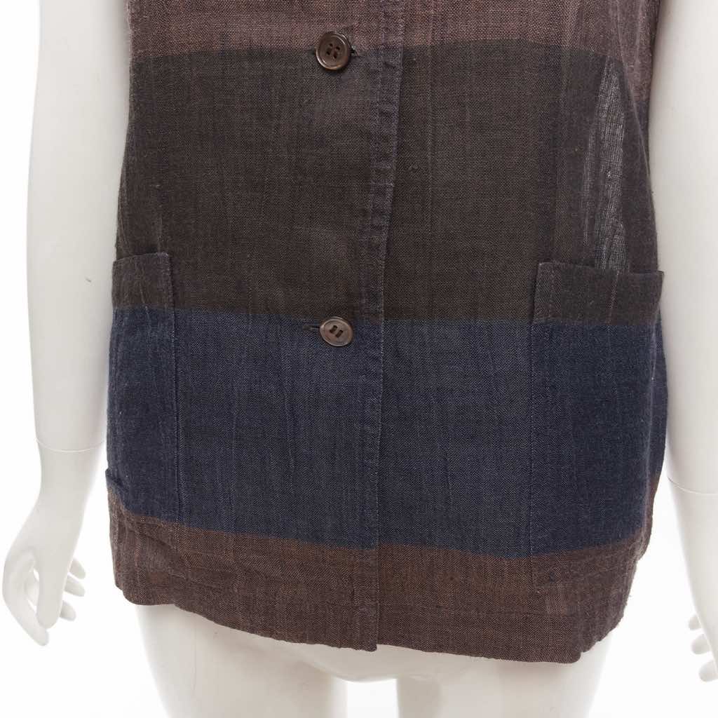 Issey Miyake Checked Patchwork Shirt
 - Image 10