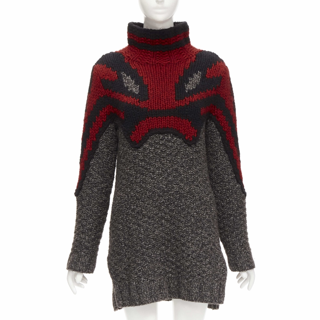 Celine Abstract Knit Dress - Image 6