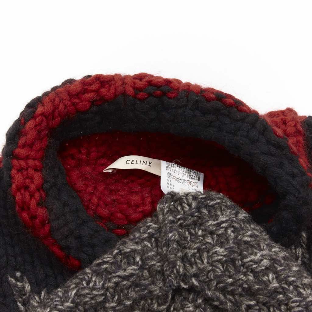 Celine Abstract Knit Dress - Image 11