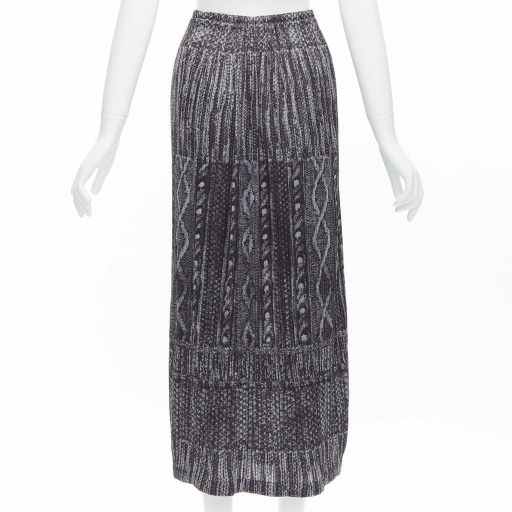 Issey Miyake Cable Knit Skirt - 4