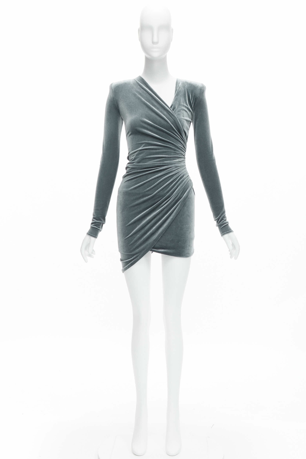 Alexandre Vauthier Velvet Bodycon Dress - Image 13