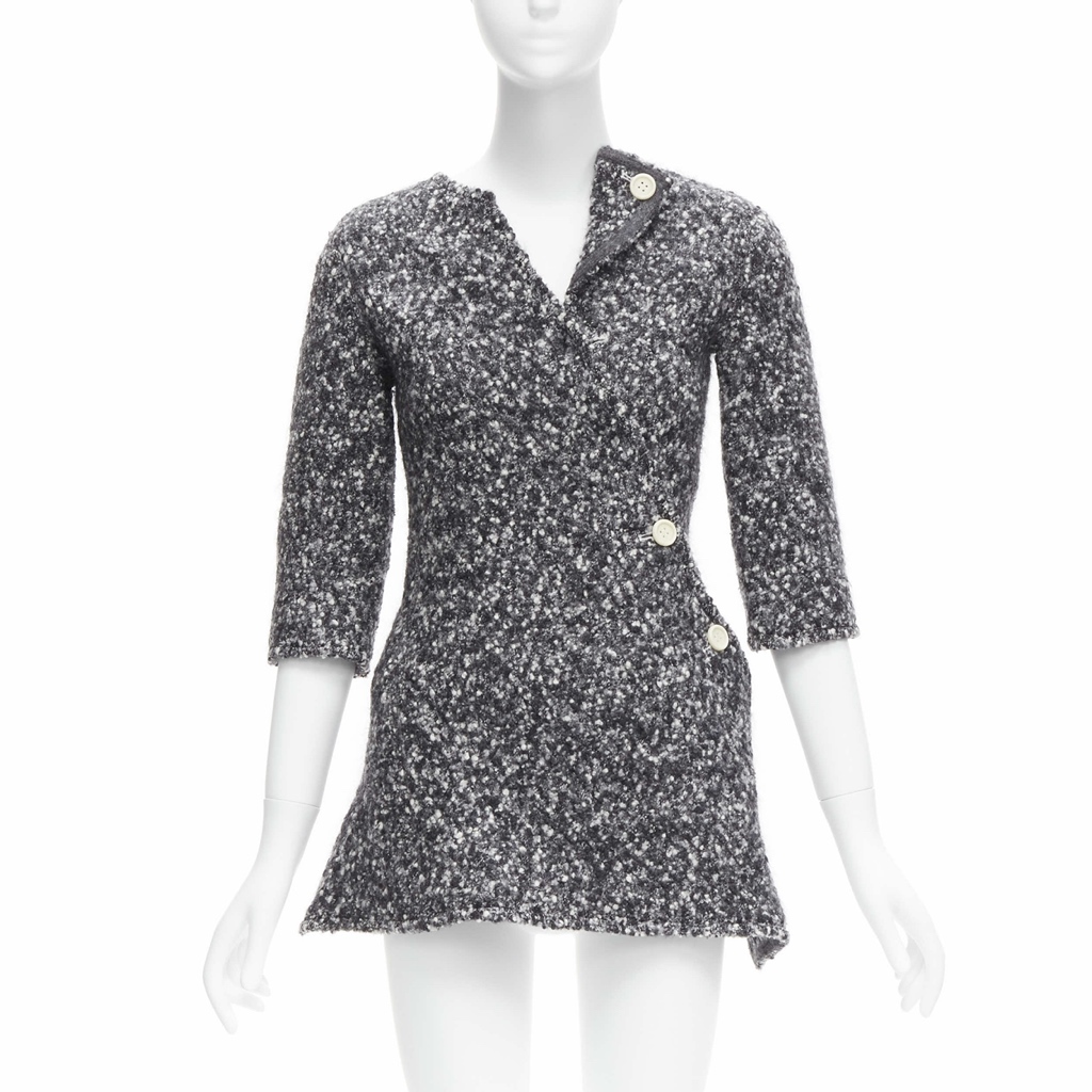 Celine Boucle Bias Sweater