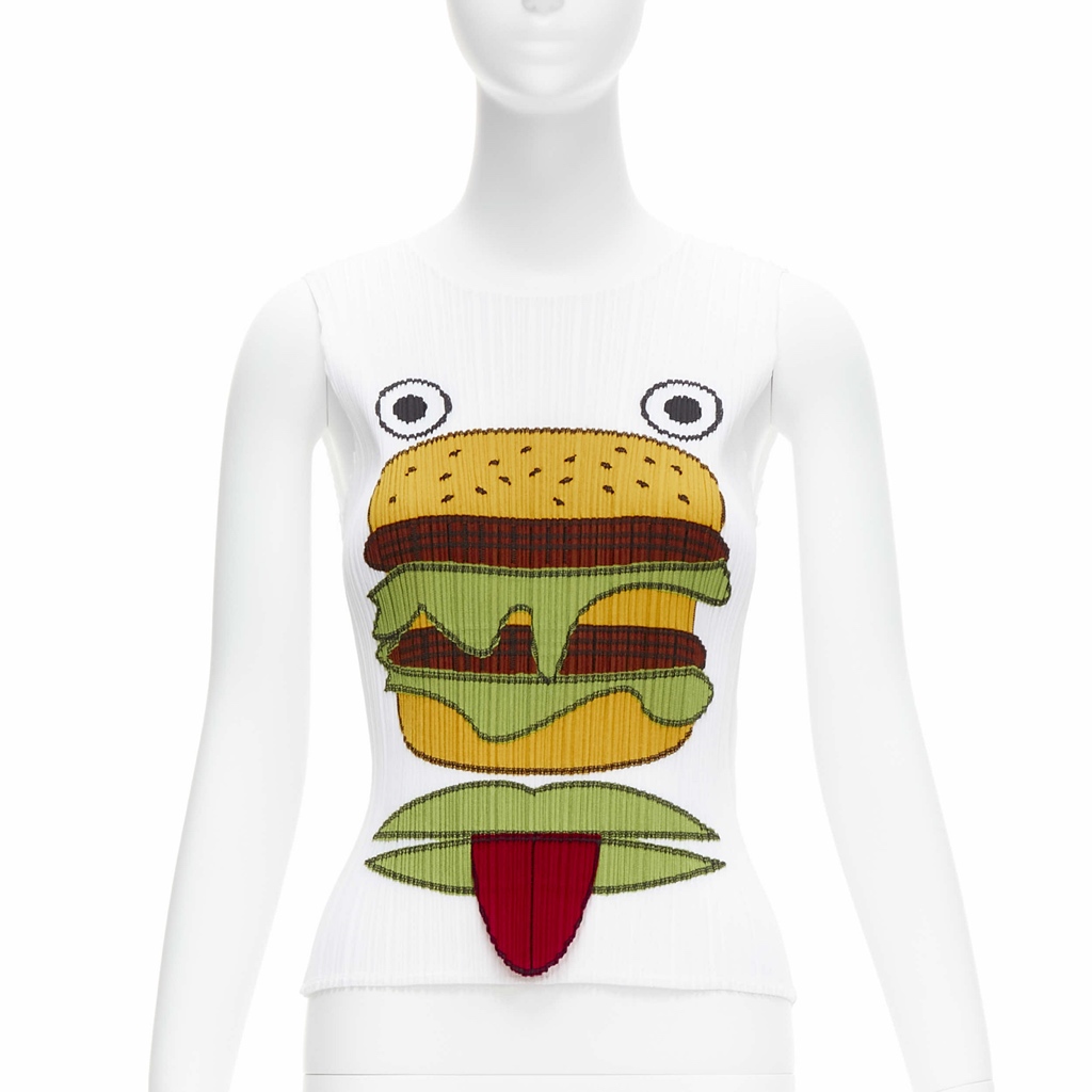 Issey Miyake Hamburger Plisse Tank