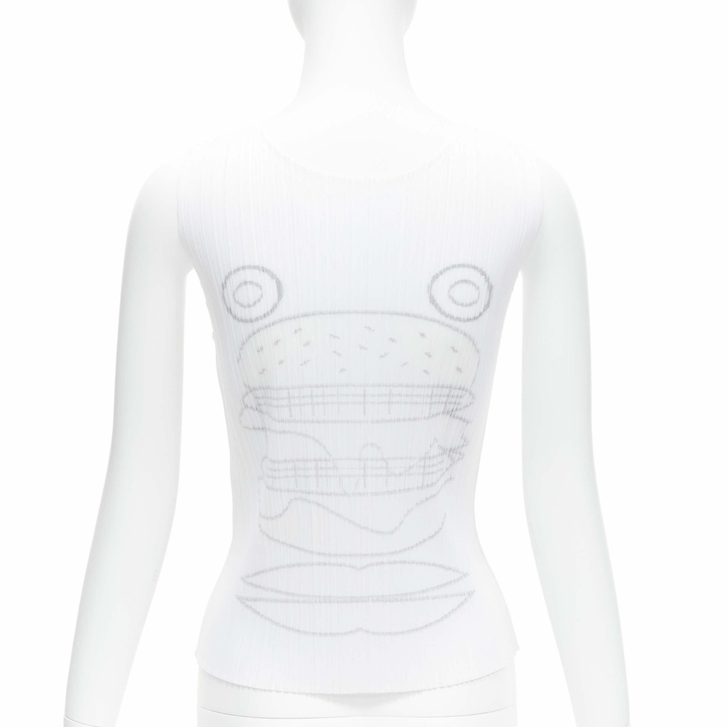 Issey Miyake Hamburger Plisse Tank - Side view
