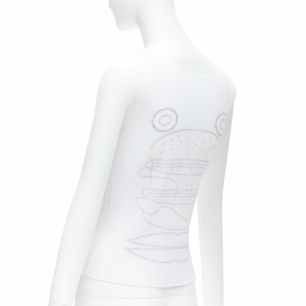 Issey Miyake Hamburger Plisse Tank - Detail 1