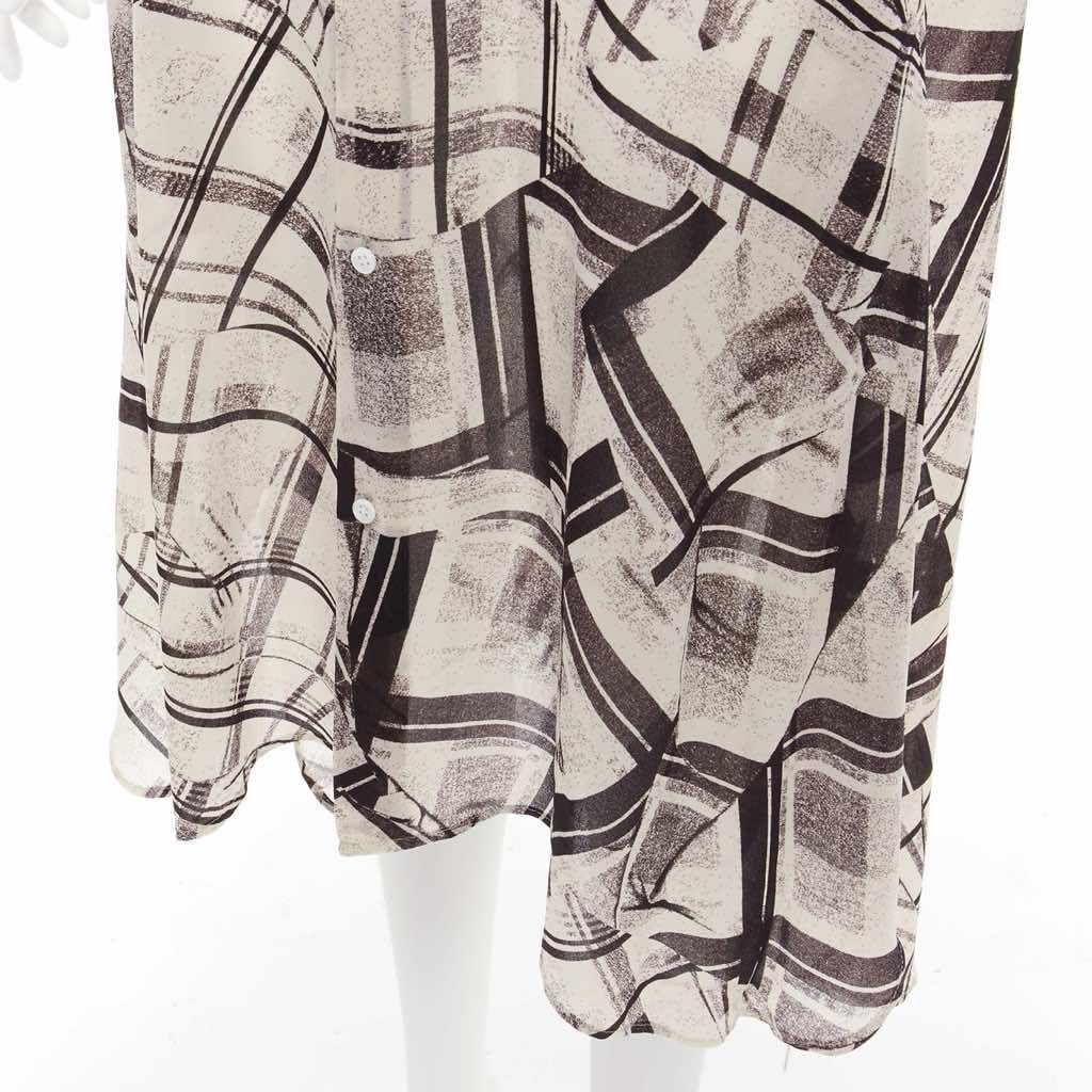 Yohji Yamamoto Patchwork Shirt Dress - Image 10