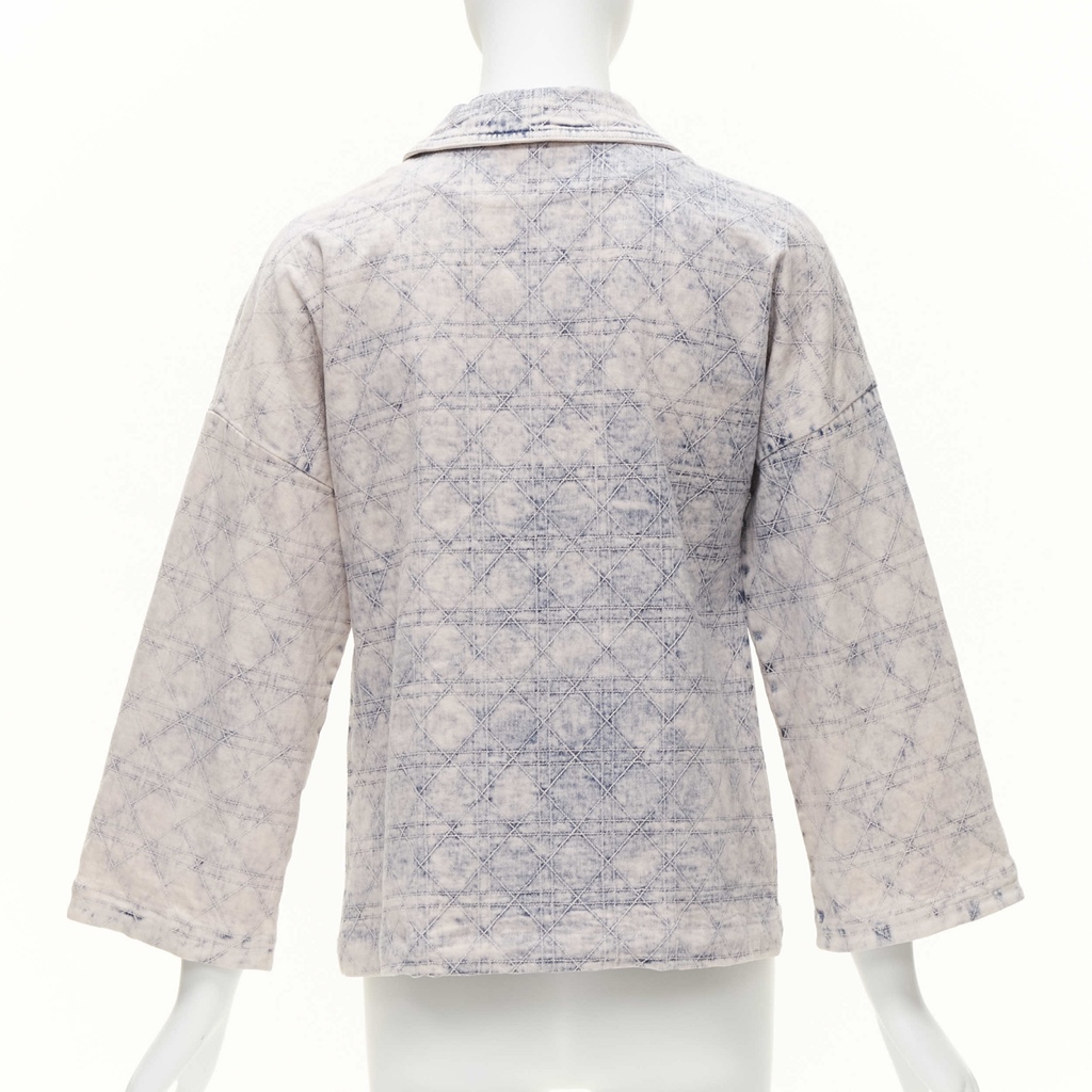 Christian Dior Blue Cannage Jacket - Detail 1