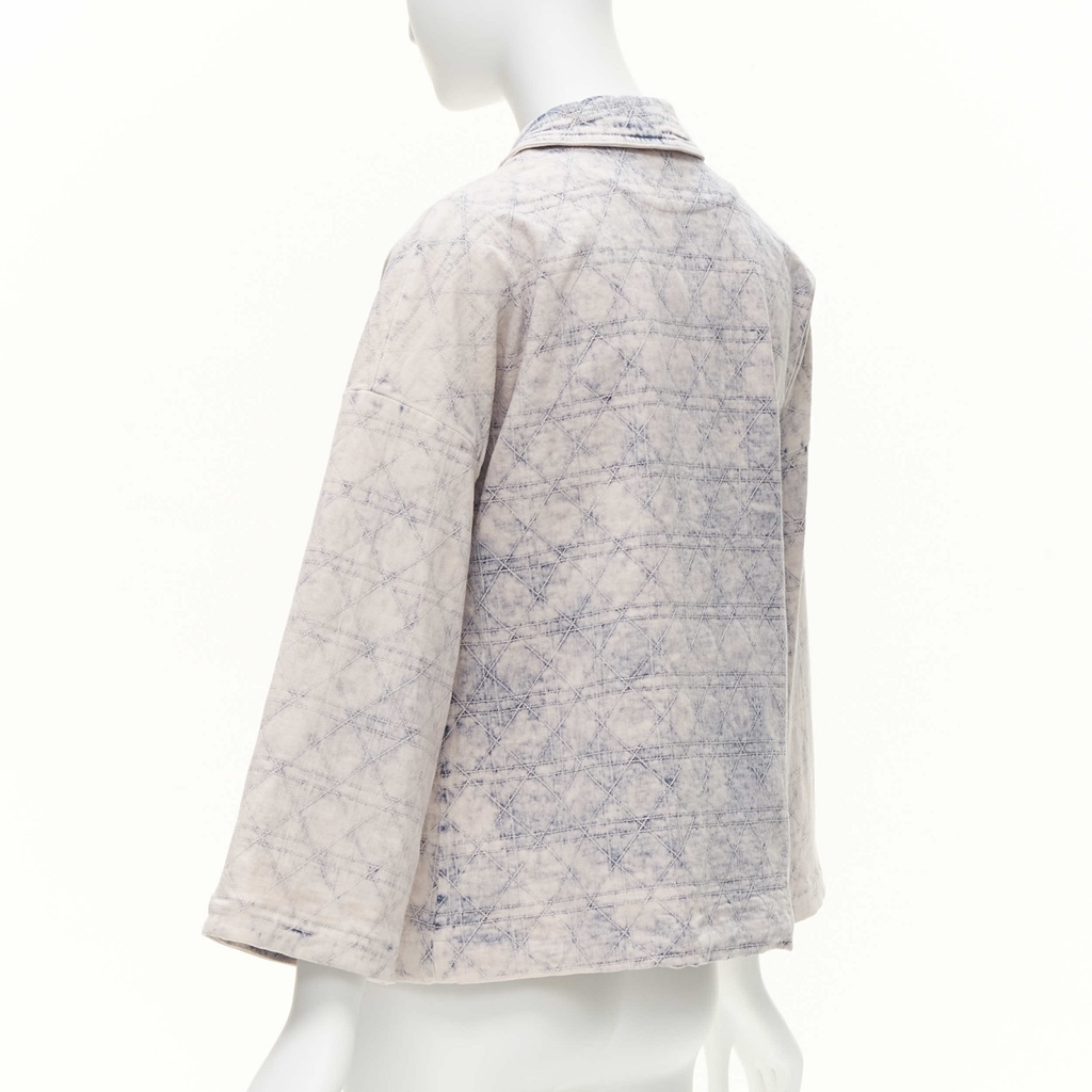 Christian Dior Blue Cannage Jacket - Detail 2