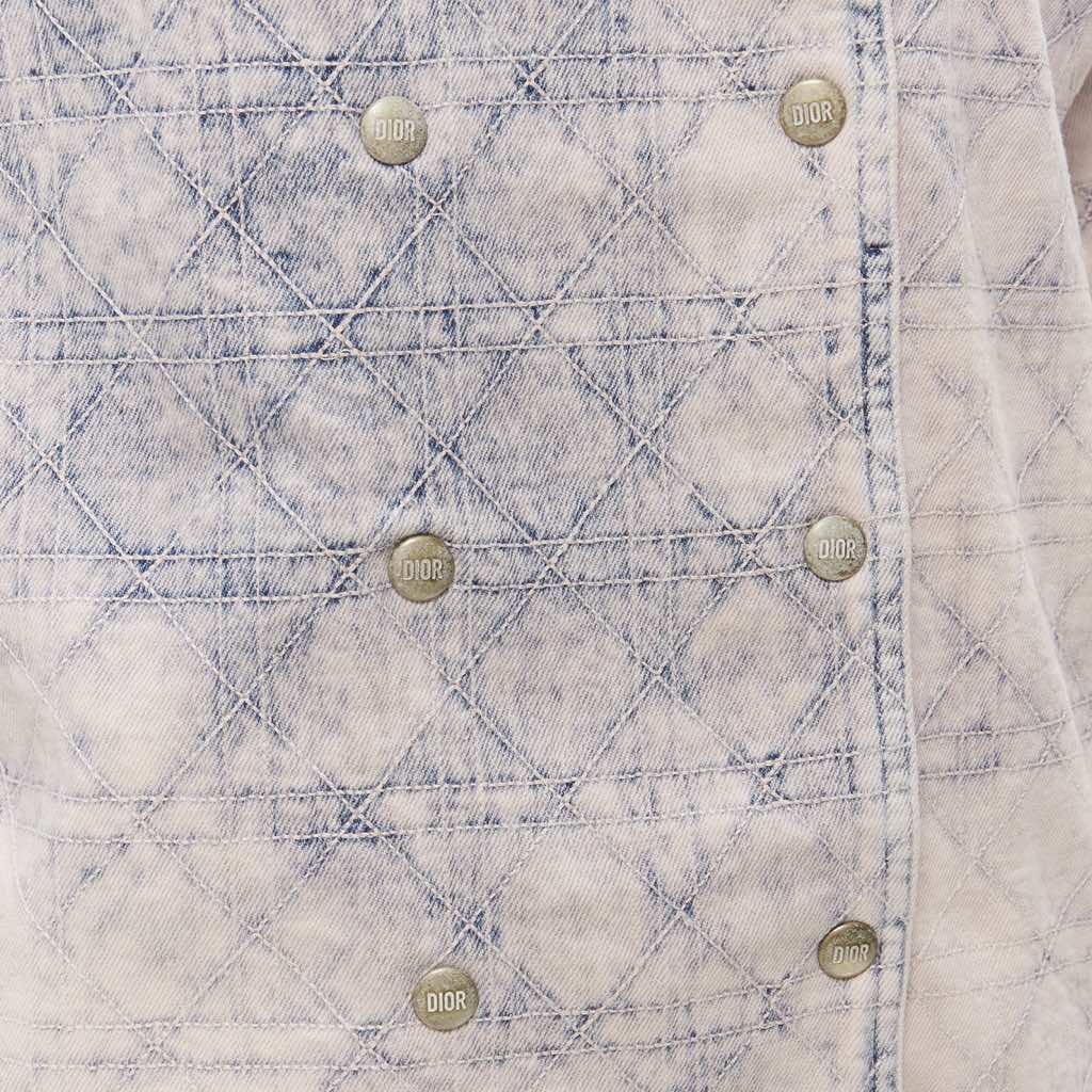 Christian Dior Blue Cannage Jacket - Image 10