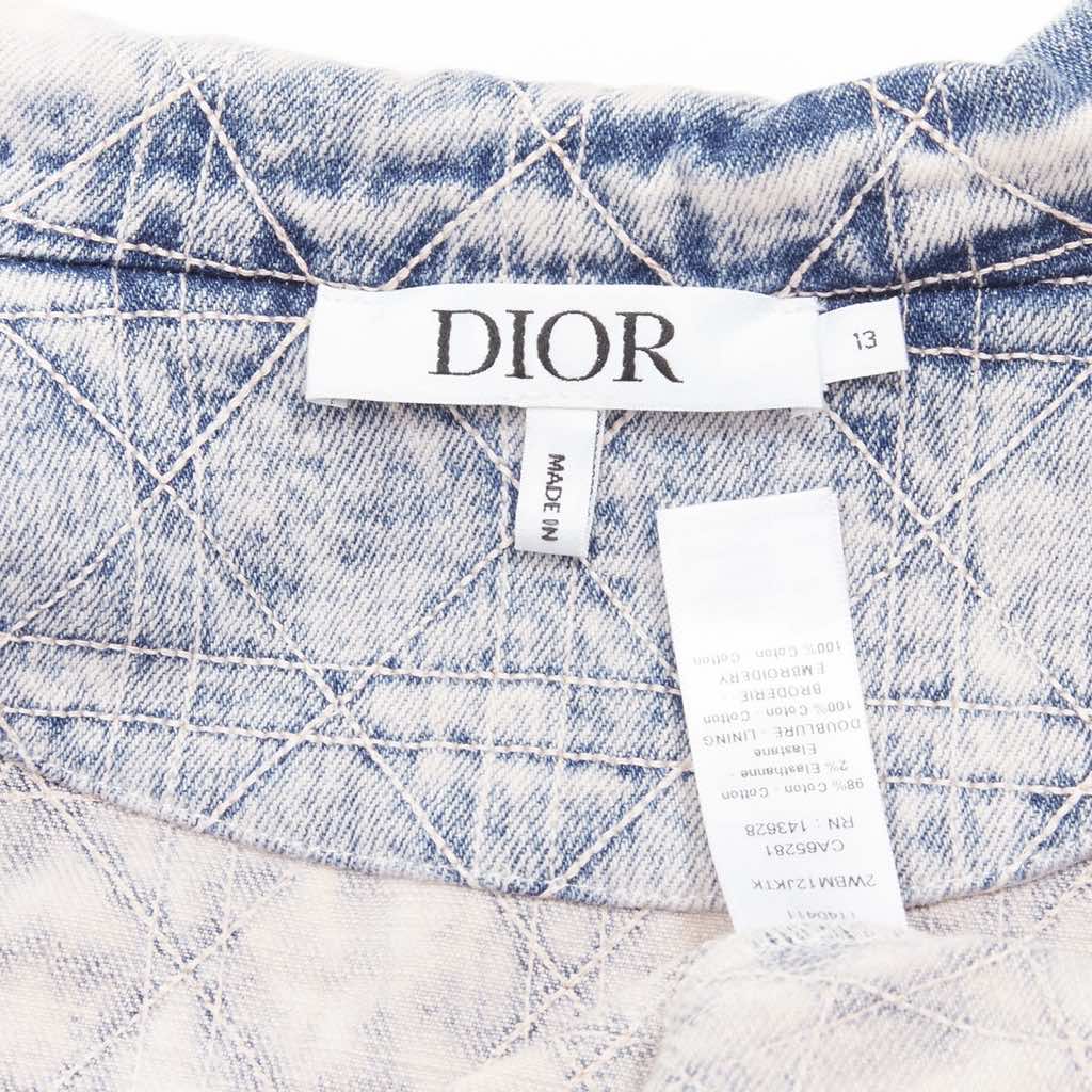 Christian Dior Blue Cannage Jacket - Image 12
