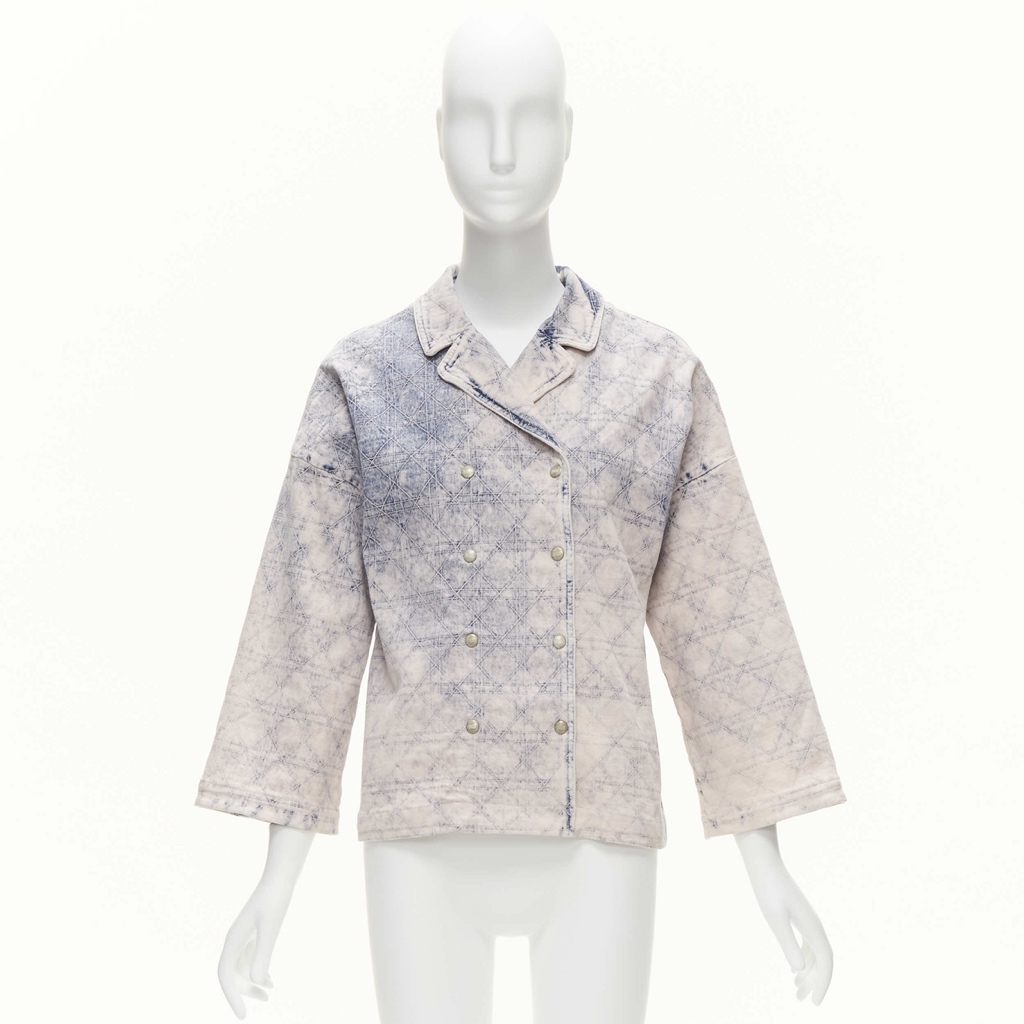 Christian Dior Blue Cannage Jacket - Image 13