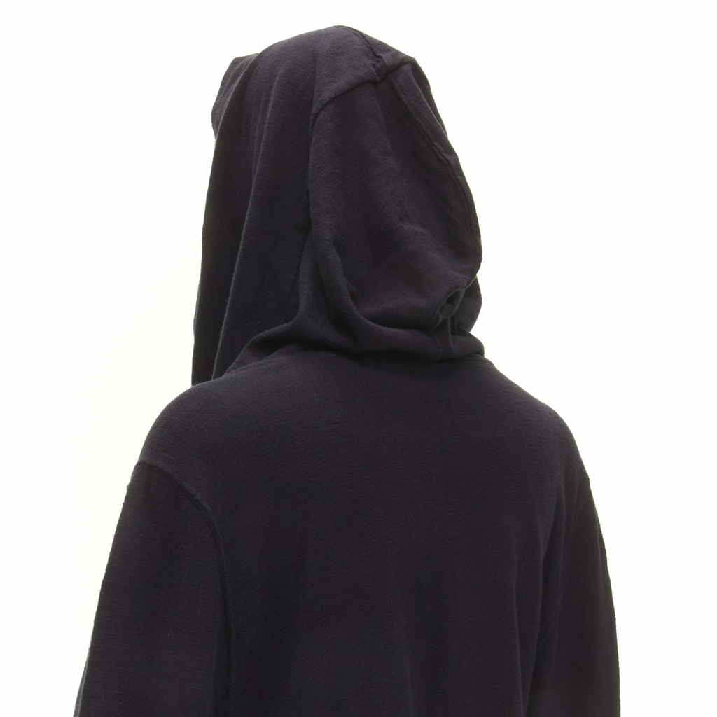 Rick Owens Black Hooded Robe - Image 11