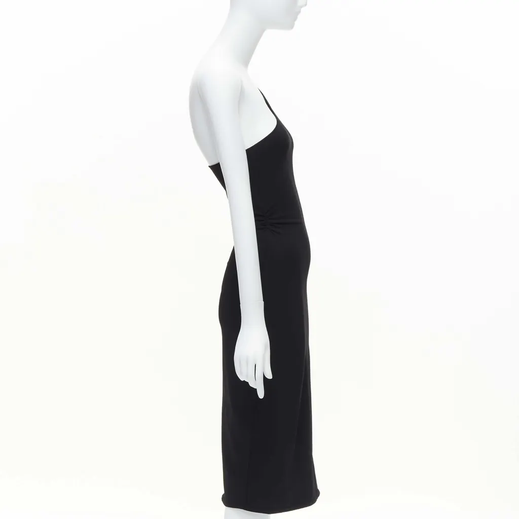 Gucci G Buckle Dress Black Viscose Never worn - Model View