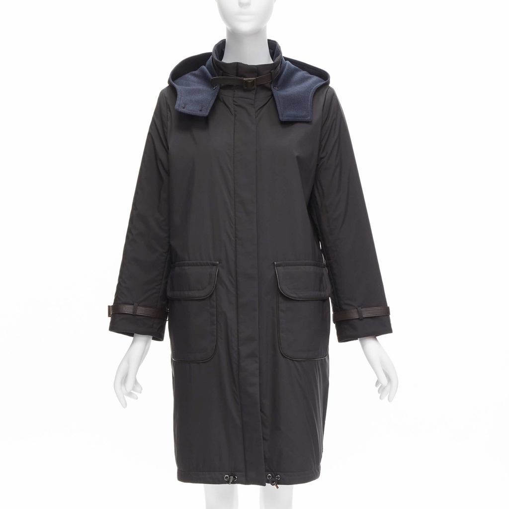 Loro Piana Reversible Wool Jacket - Back view