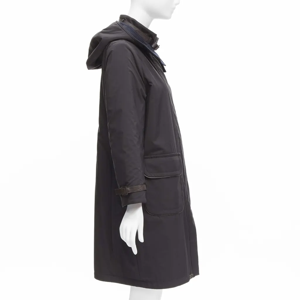 Loro Piana Reversible Wool Jacket Navy Cashmere Very good - Box View