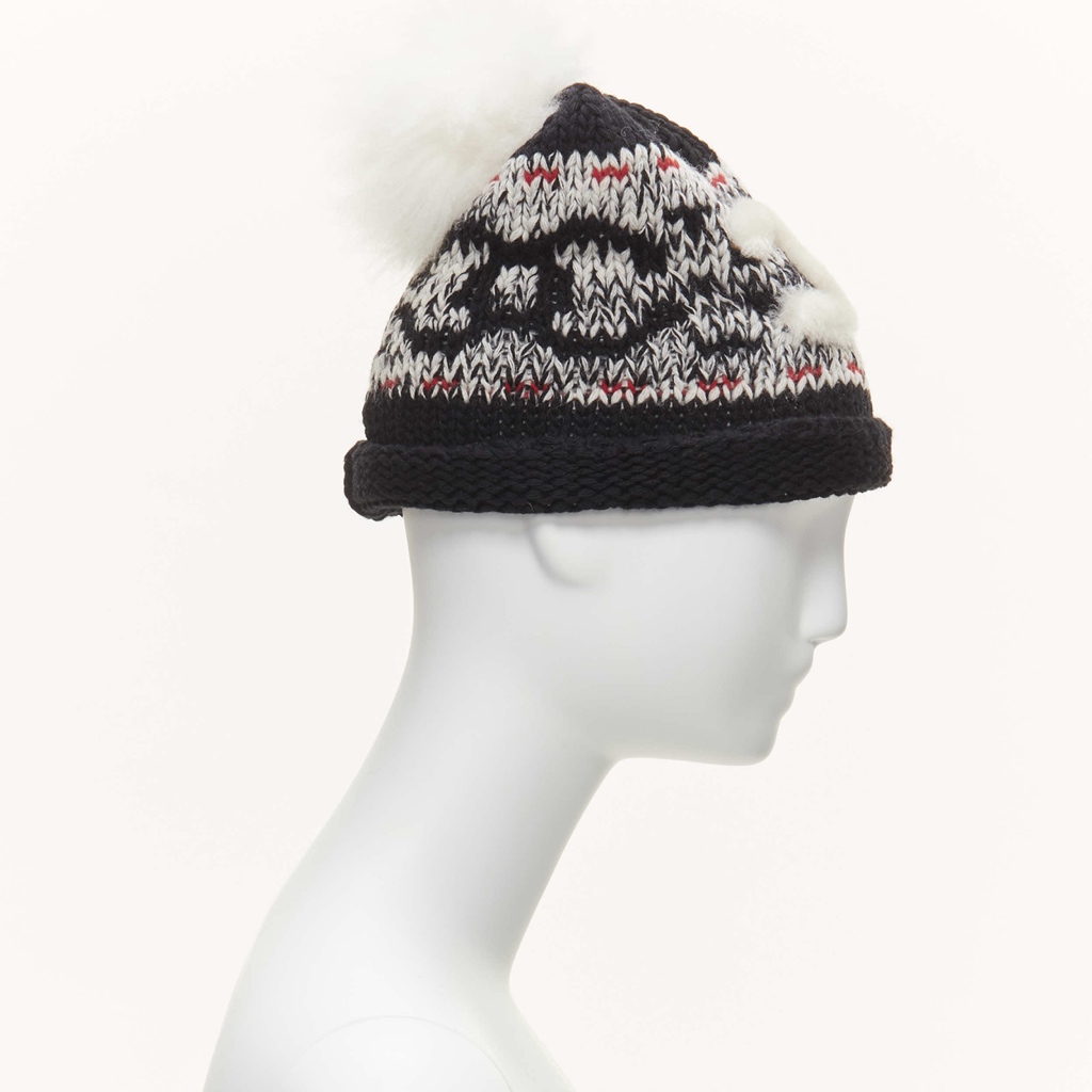 Chanel White CC Beanie - Image 6