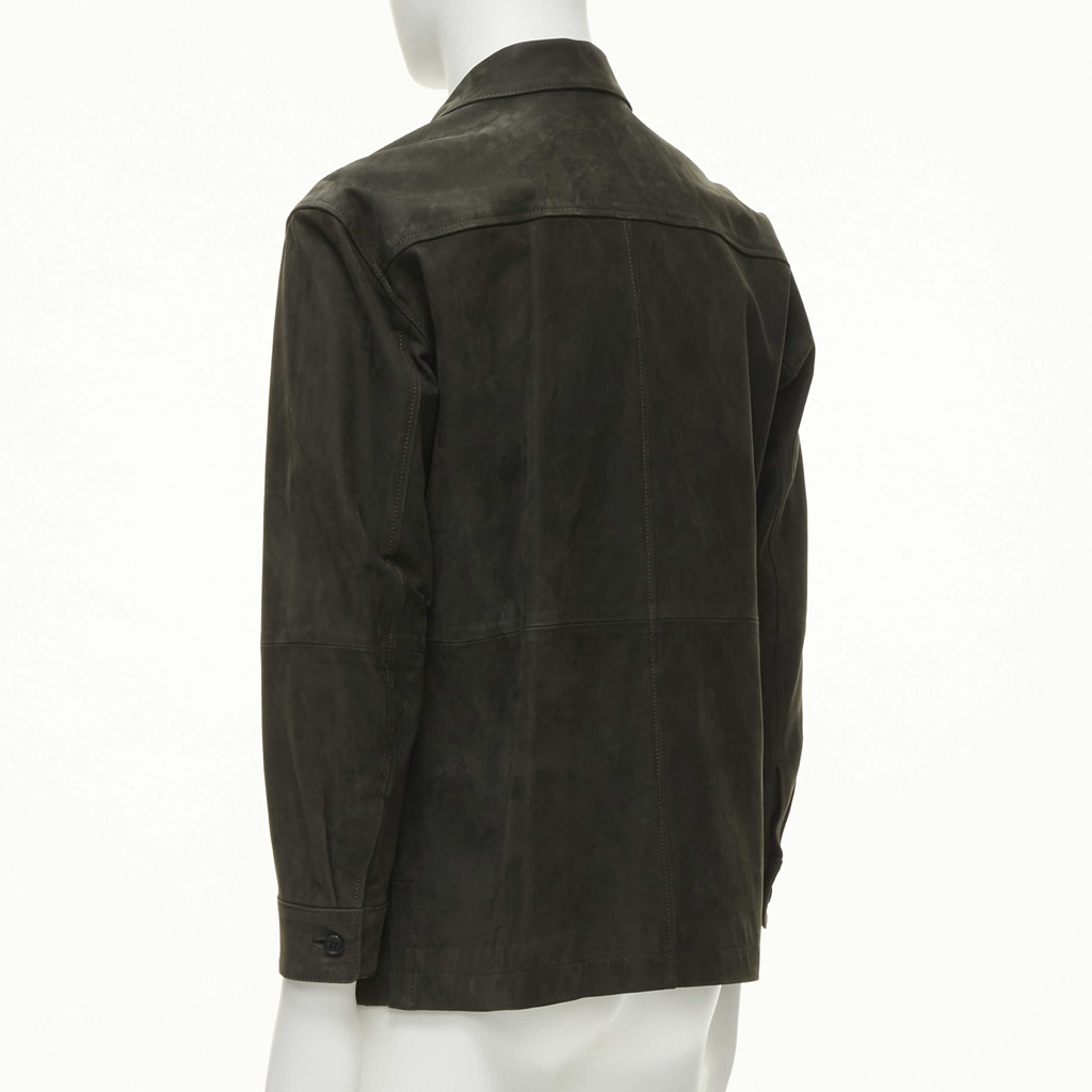 Issey Miyake Grey Suede leather jacket - Detail 2
