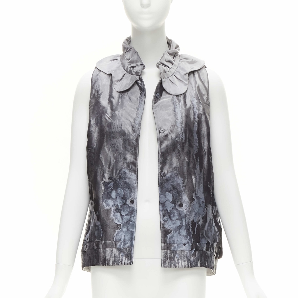Shiatzy Chen Watercolor Brocade Vest