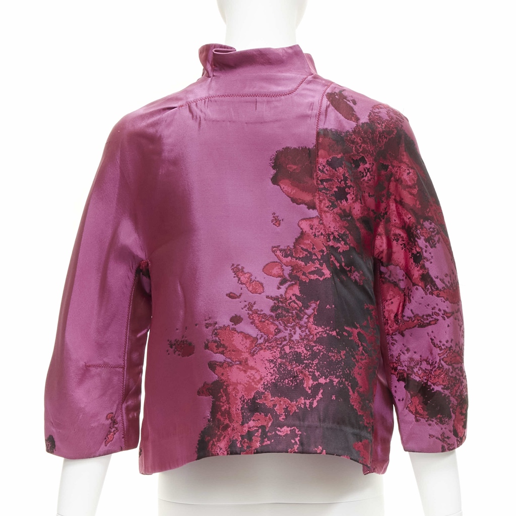 Shiatzy Chen Purple Silk Jacket - Detail 1