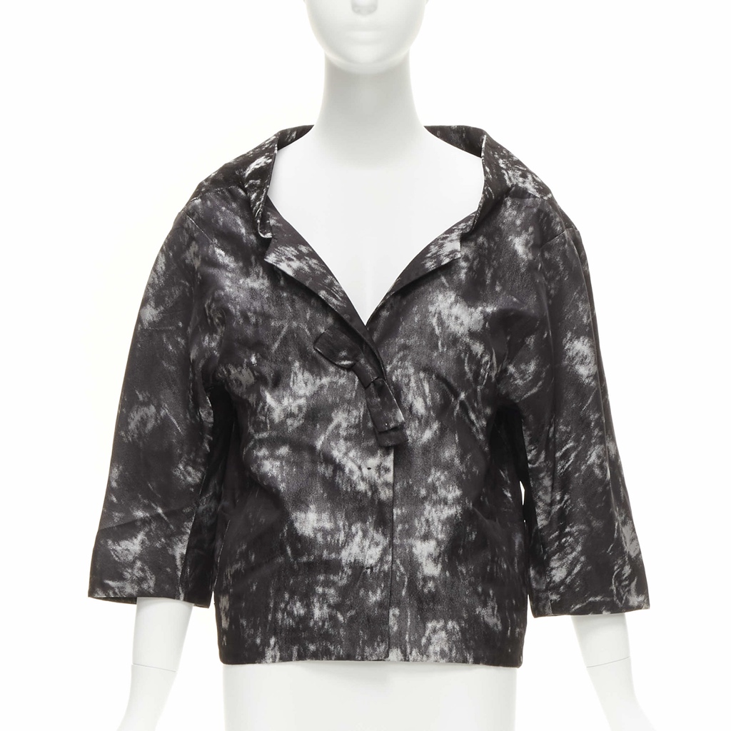 Shiatzy Chen Grey Cocoon Jacket