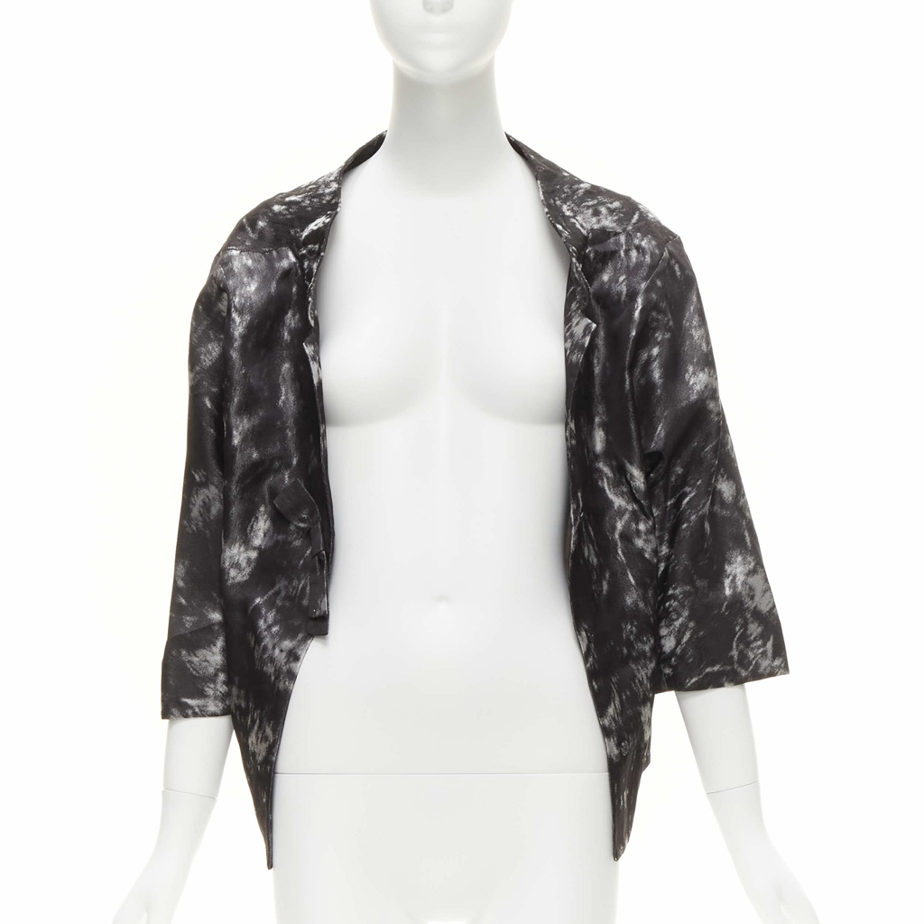 Shiatzy Chen Grey Cocoon Jacket - Image 6