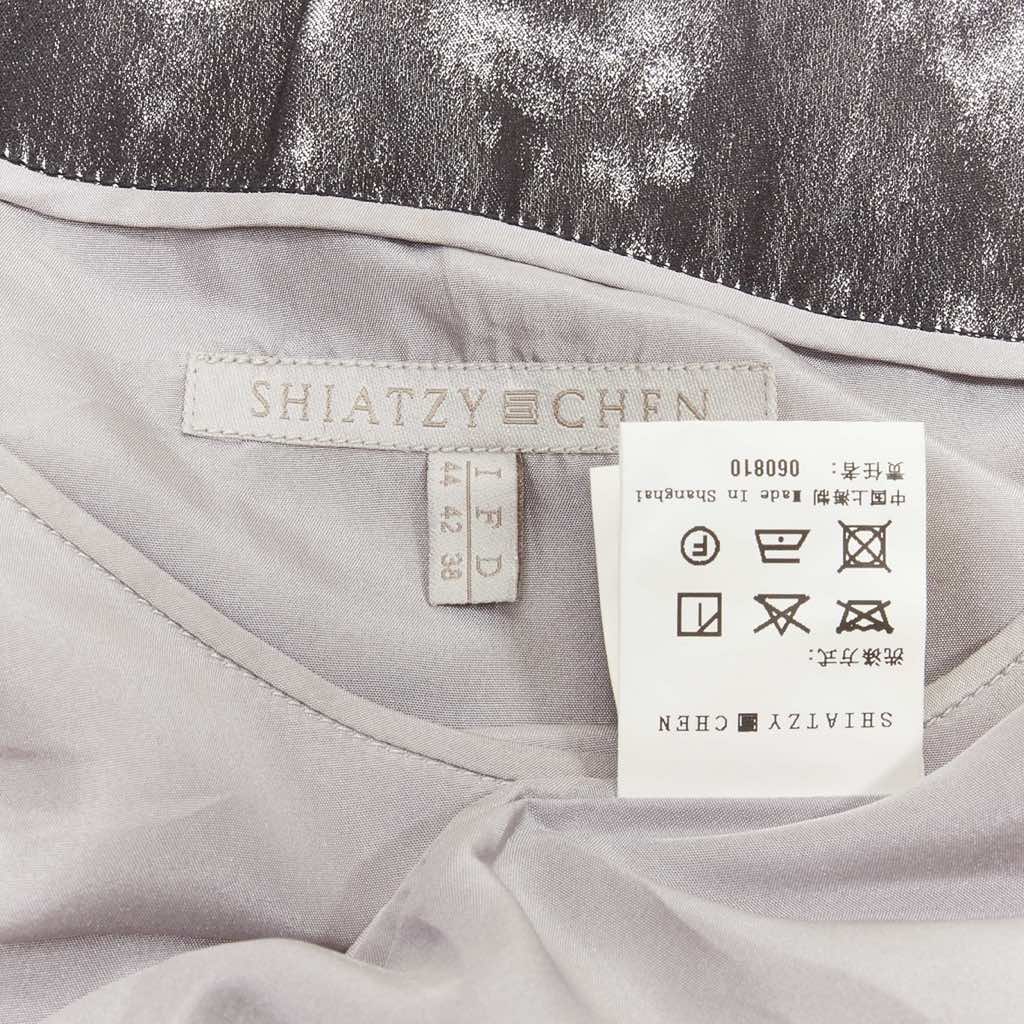 Shiatzy Chen Grey Cocoon Jacket - Image 12