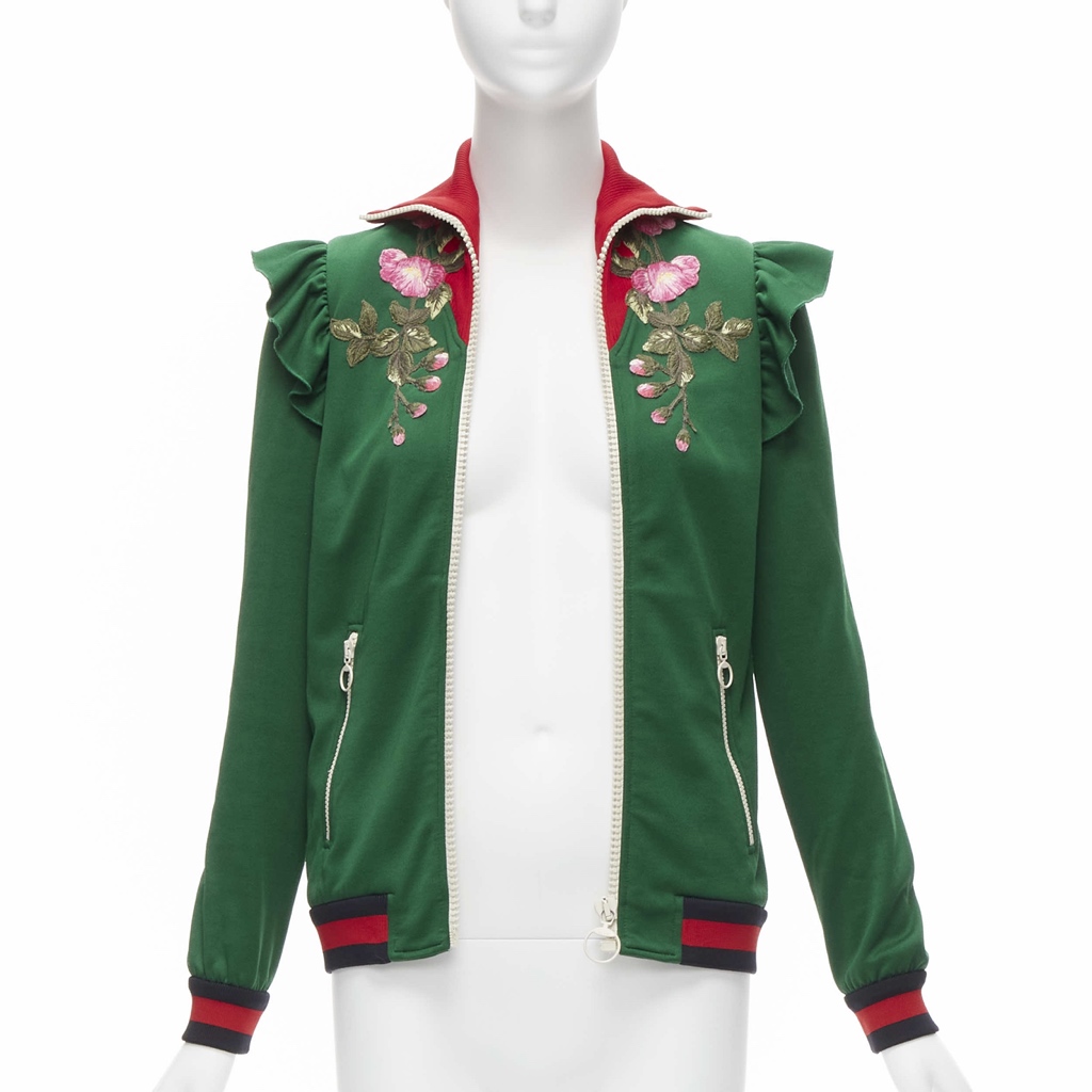 Gucci Floral Ruffled Jacket - Image 6