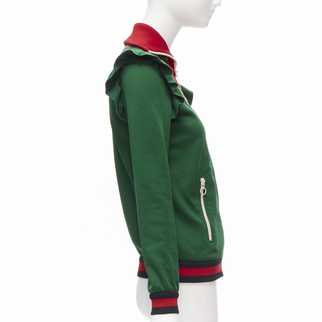 Gucci Floral Ruffled Jacket - Side view