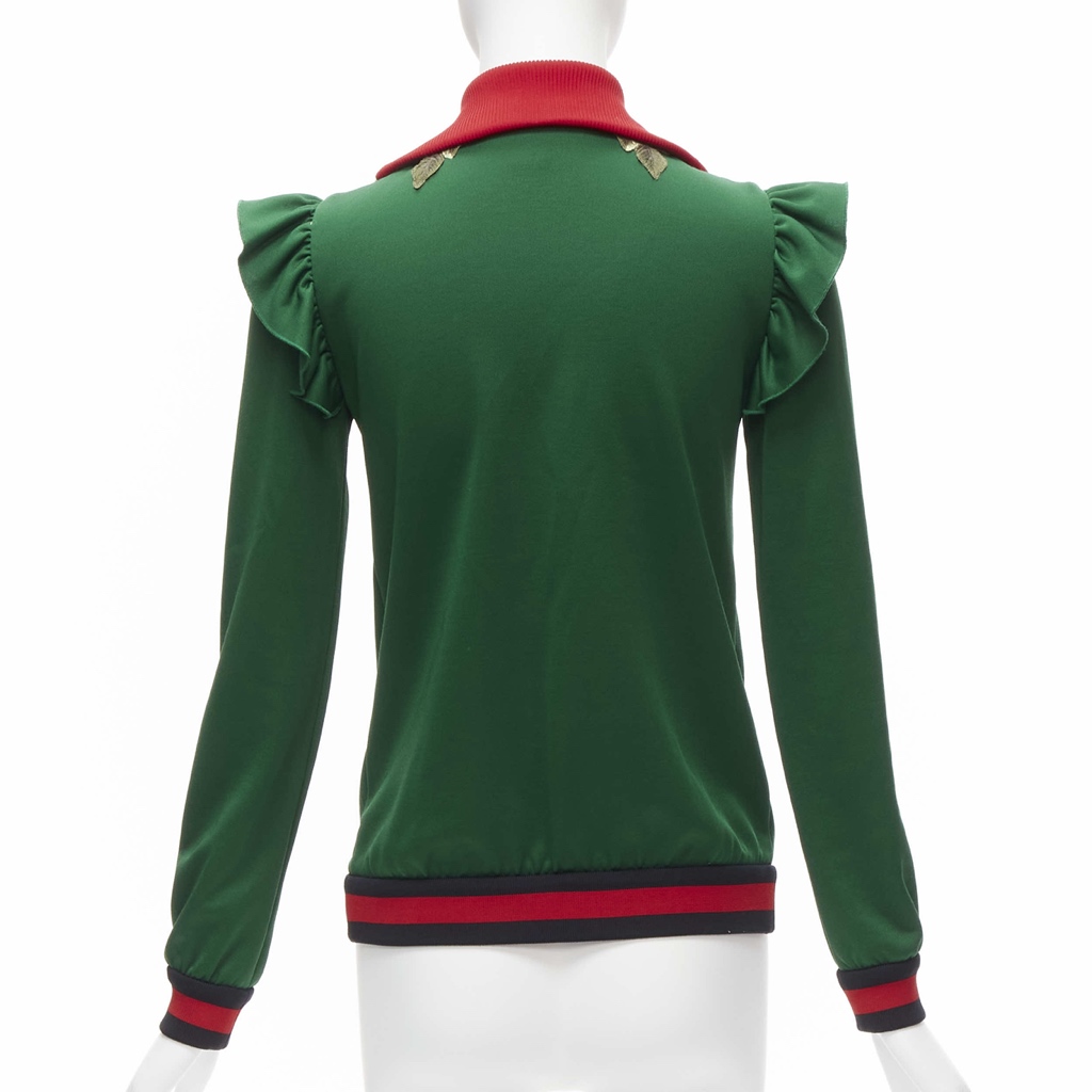 Gucci Floral Ruffled Jacket - Detail 1