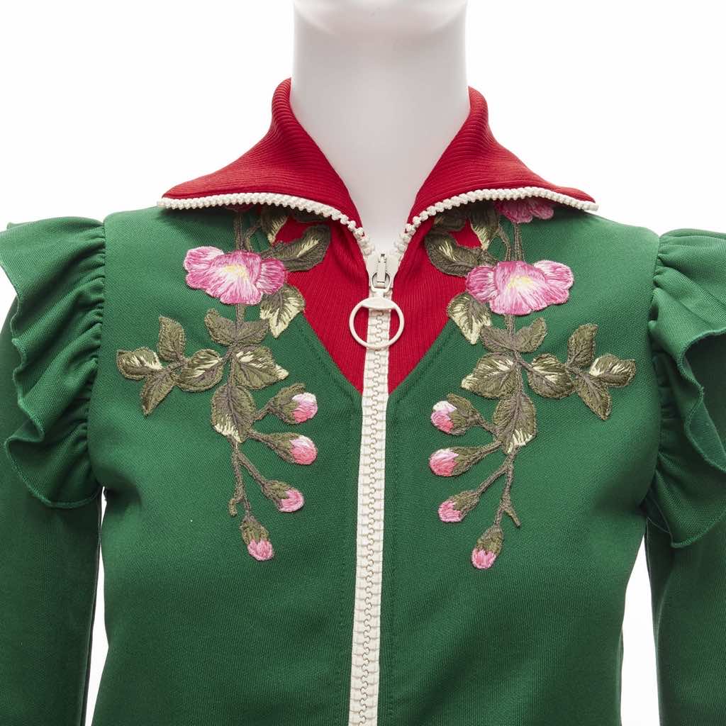 Gucci Floral Ruffled Jacket - Image 10