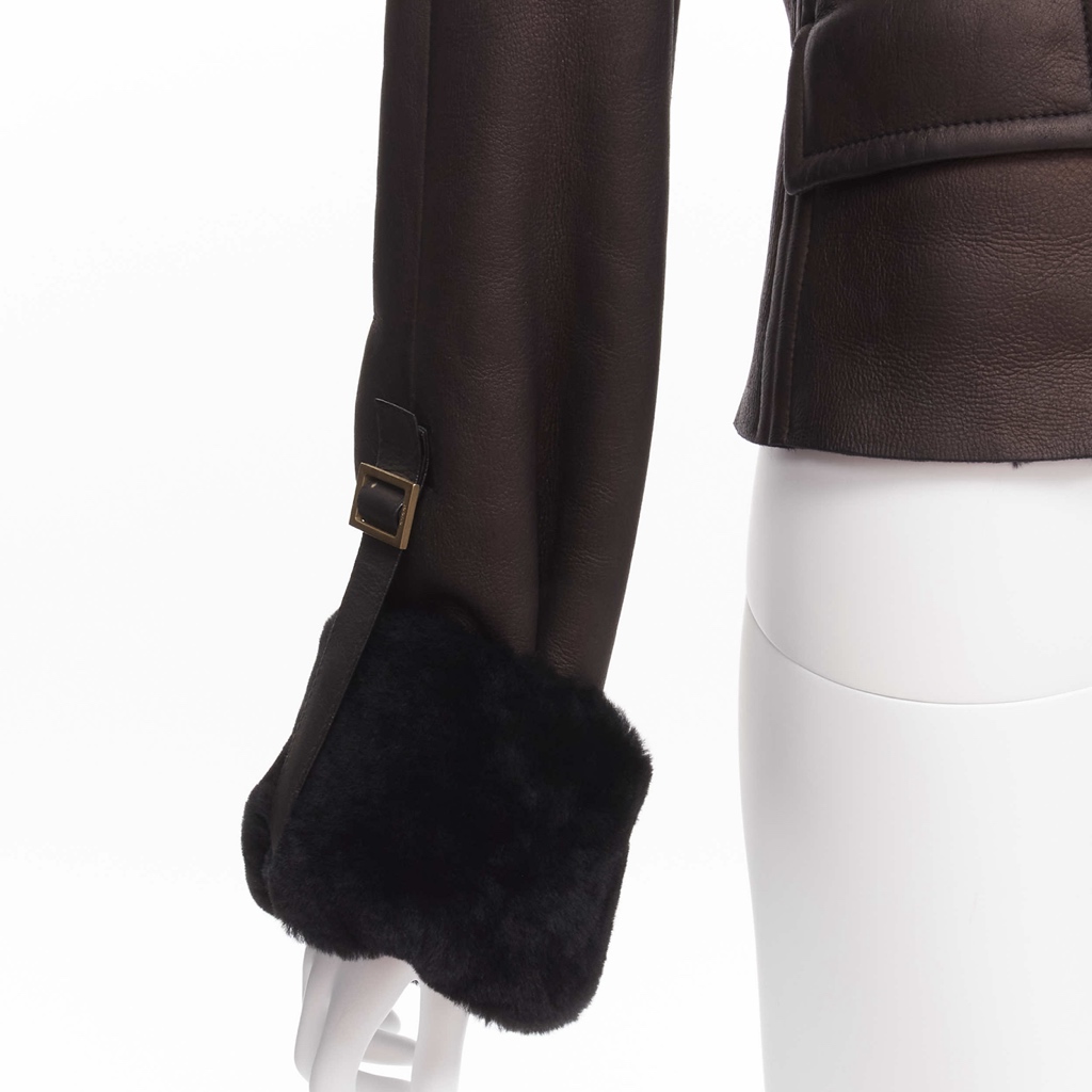 Gucci Fur Aviator Bomber - Image 11