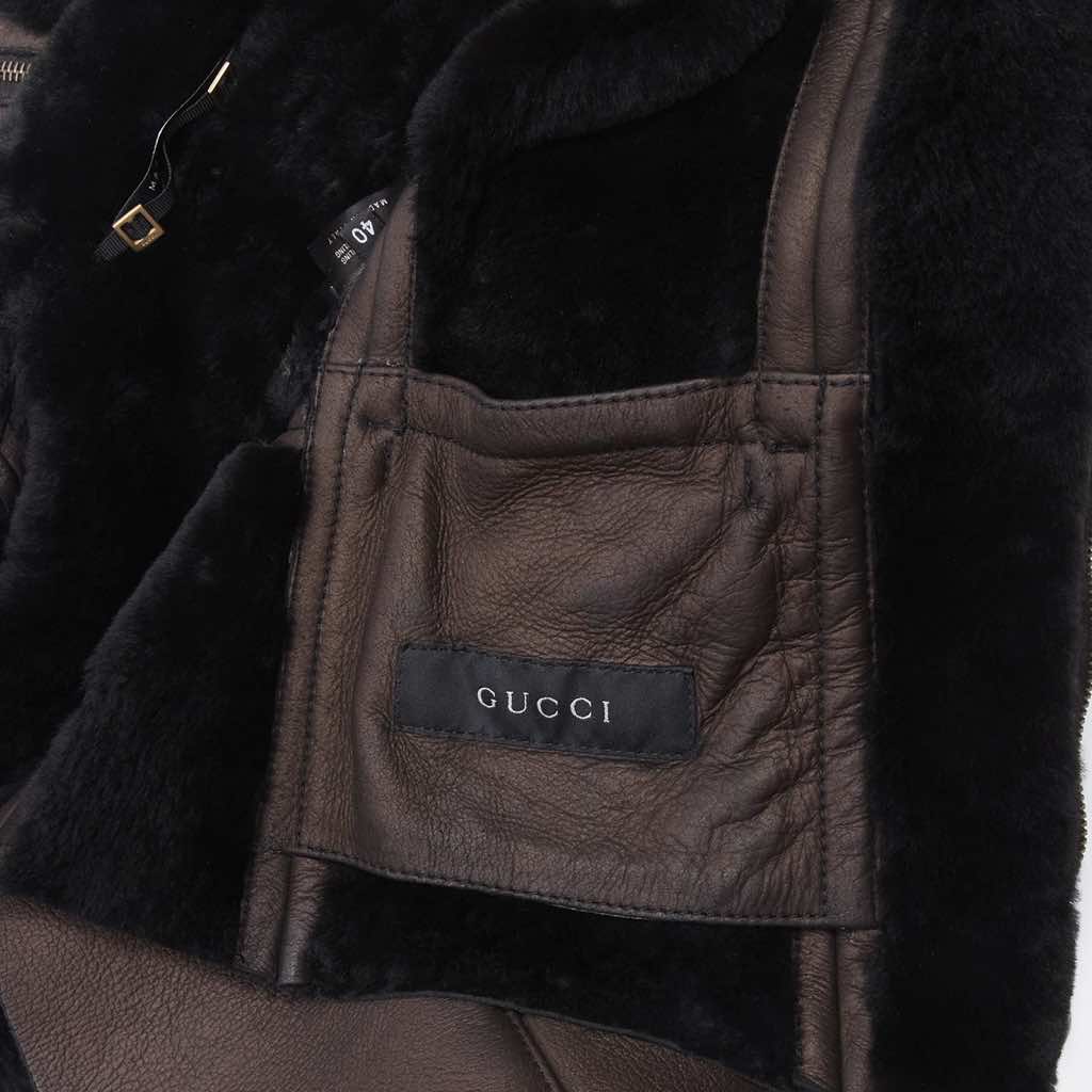Gucci Fur Aviator Bomber - Image 13