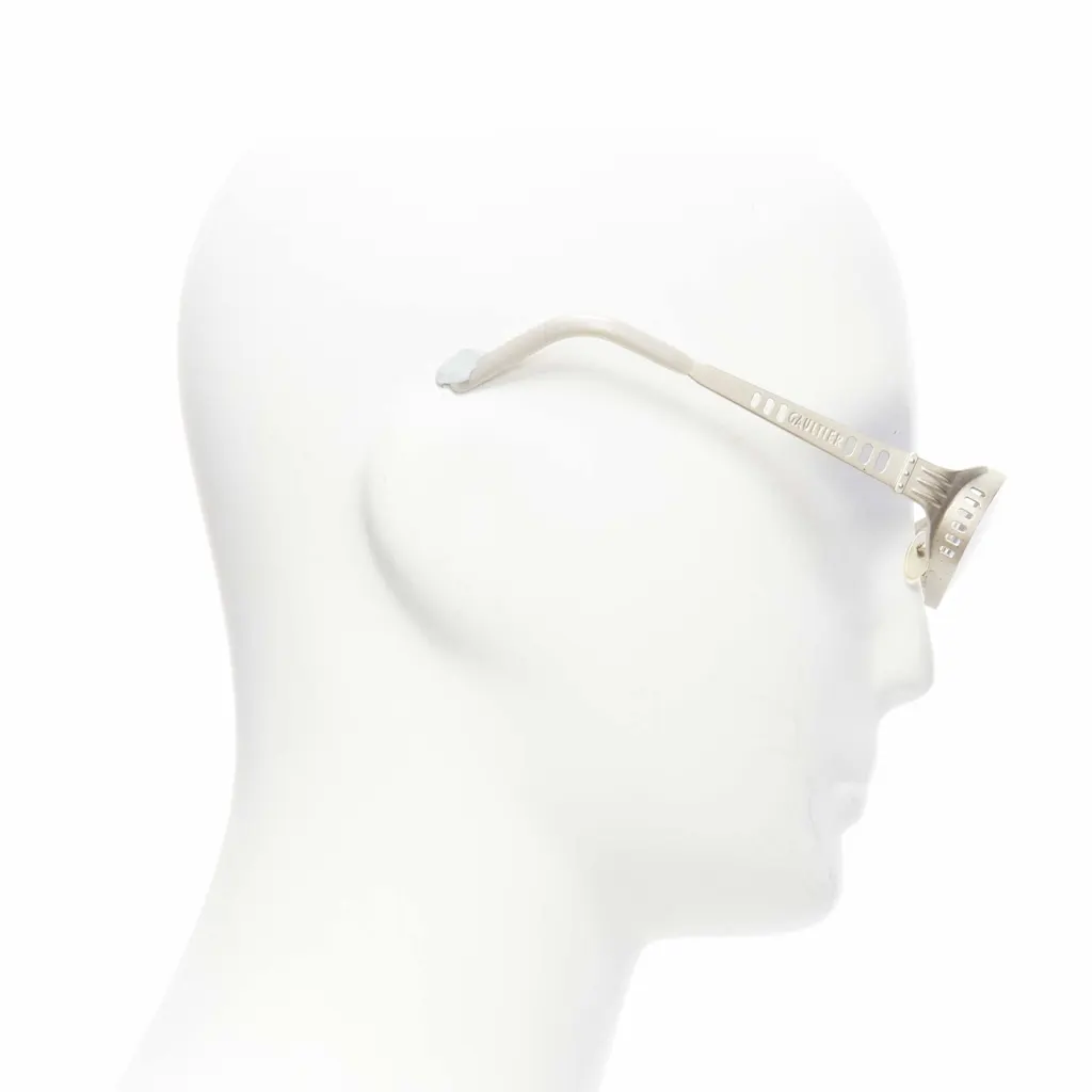 Jean Paul Gaultier Steampunk Sunglasses Blue Metal Fair - Inside View