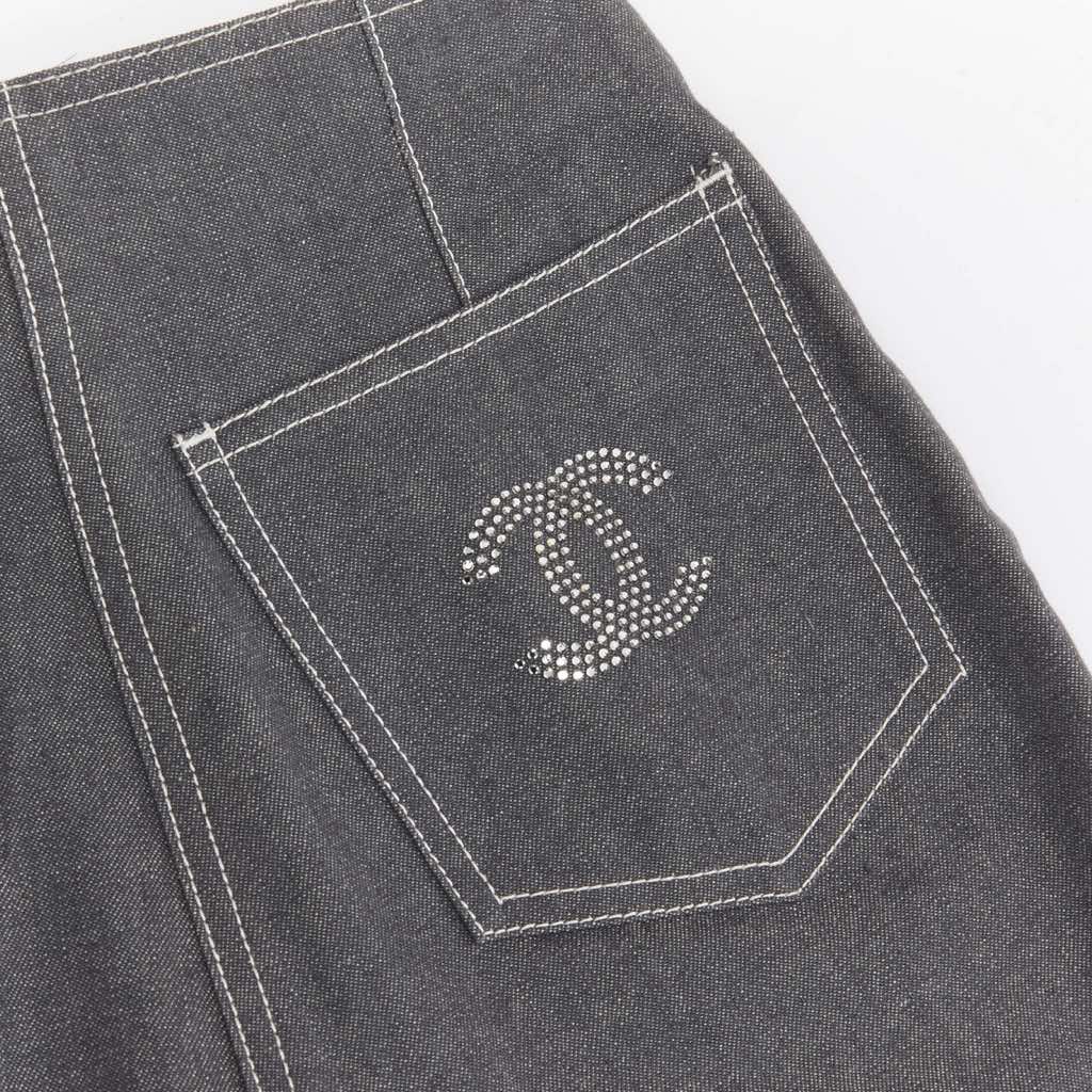 Chanel Topstitch Cargo Pants - Back view