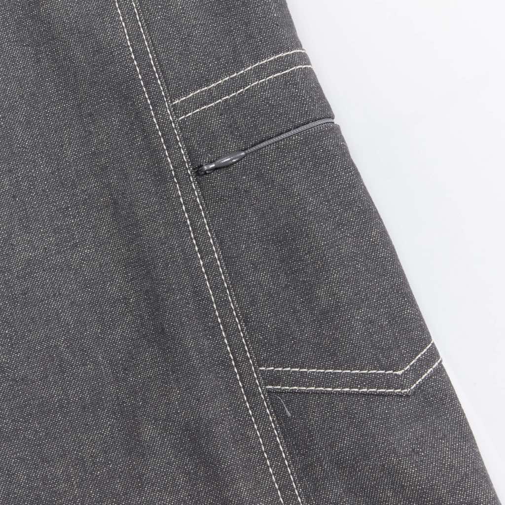 Chanel Topstitch Cargo Pants - Side view