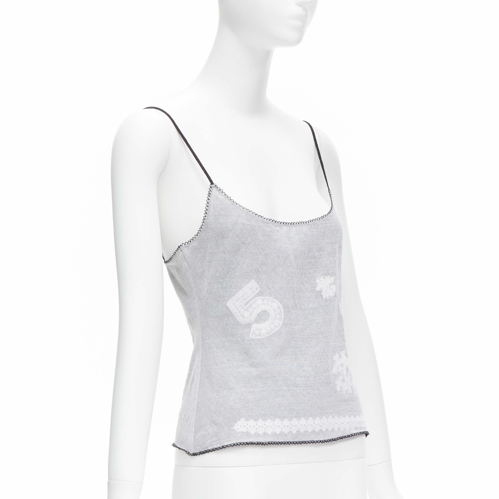 Chanel Overlay Trim Cami - Image 6