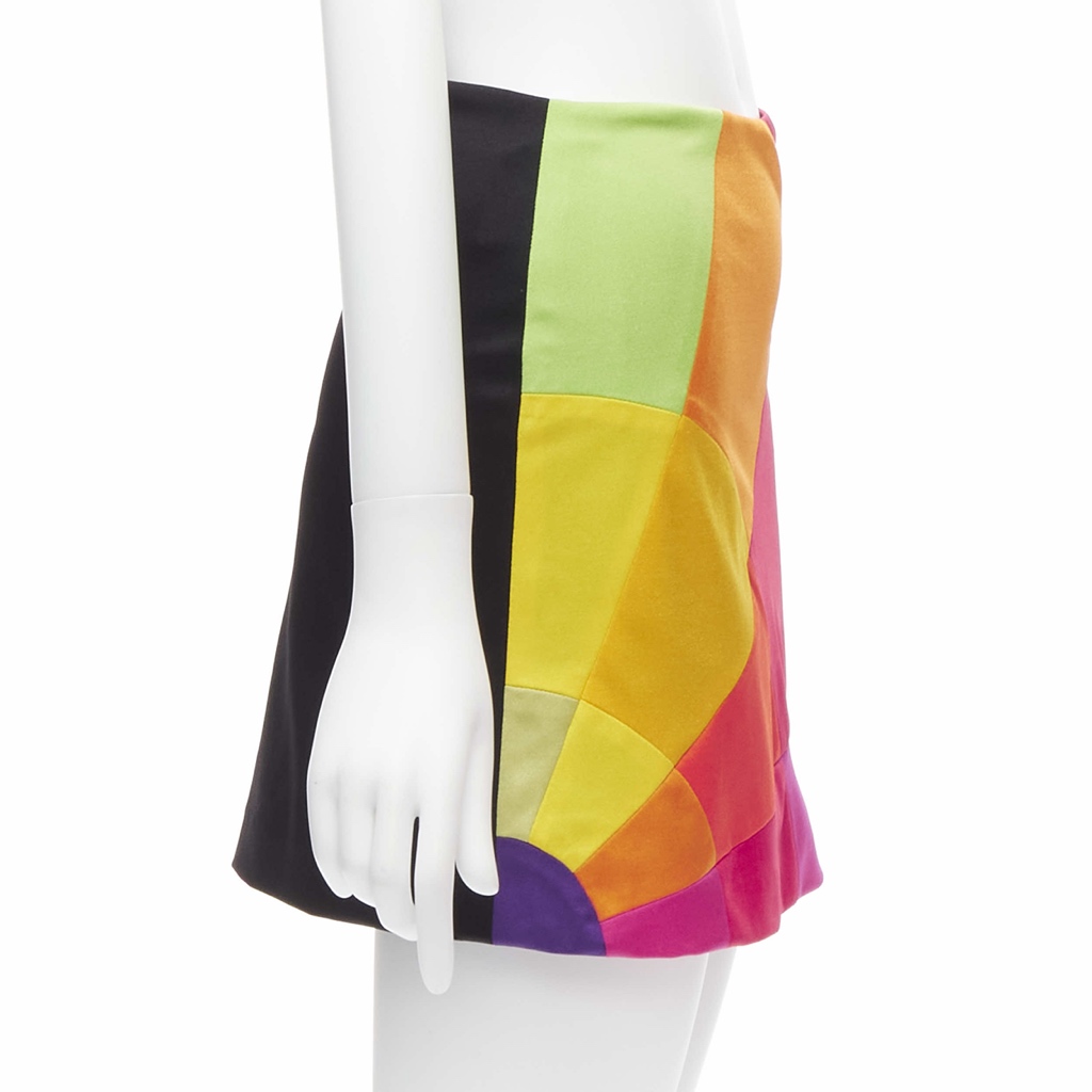 Moschino Patchwork Mini Skirt - 4