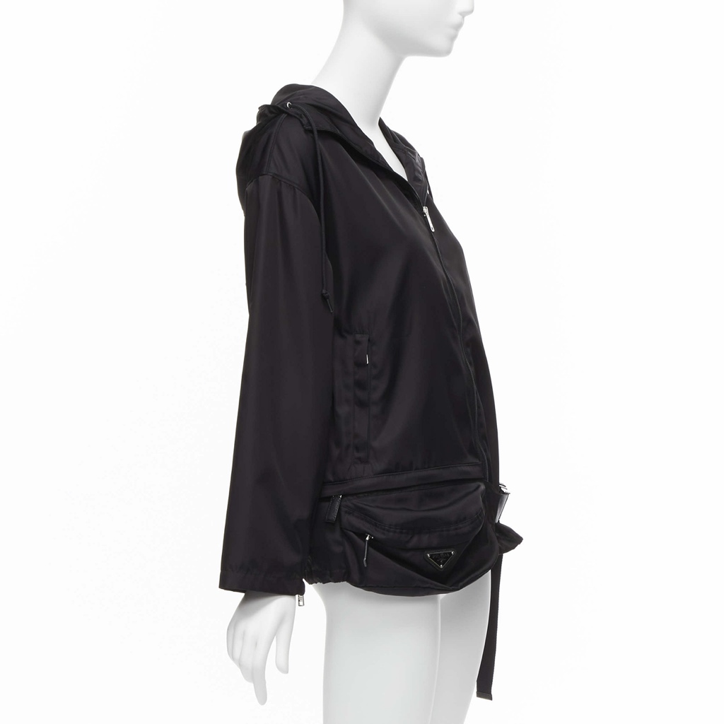Prada Black Nylon Windbreaker - 4