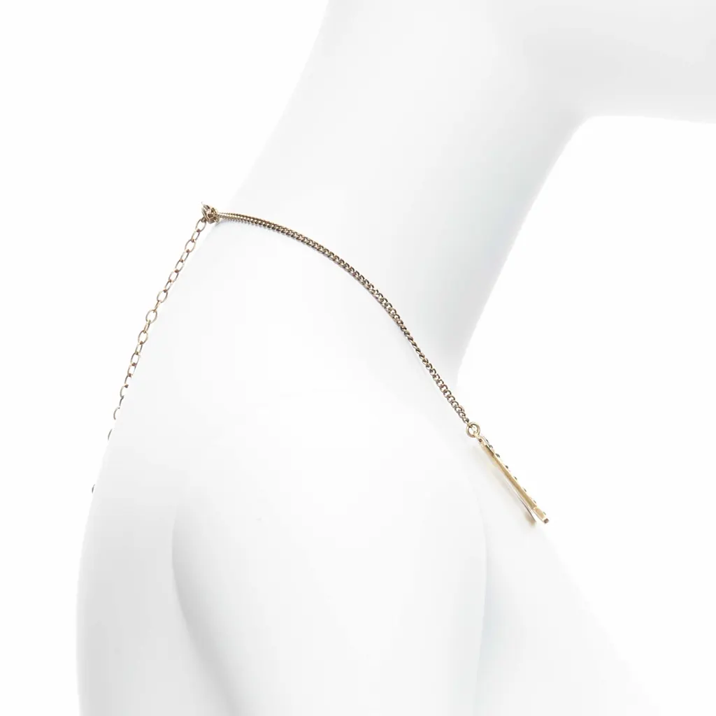 Gucci Gradient Pendant Necklace MultiColor Metal Very good - Model View