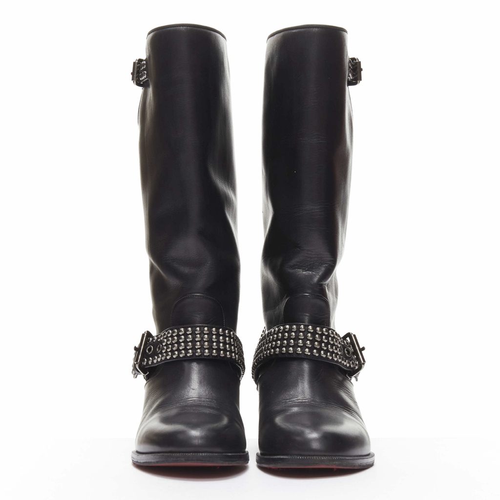 Christian Louboutin Shaggy Platform Heel Boots - Image 6