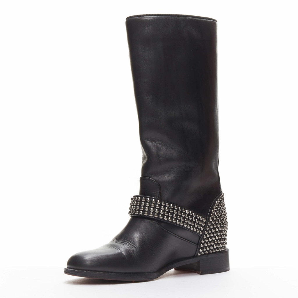 Christian Louboutin Shaggy Platform Heel Boots - 4