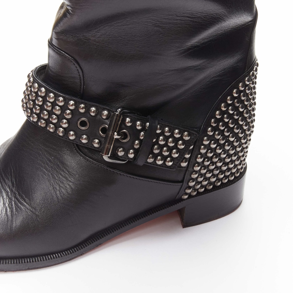 Christian Louboutin Shaggy Platform Heel Boots - Detail 2